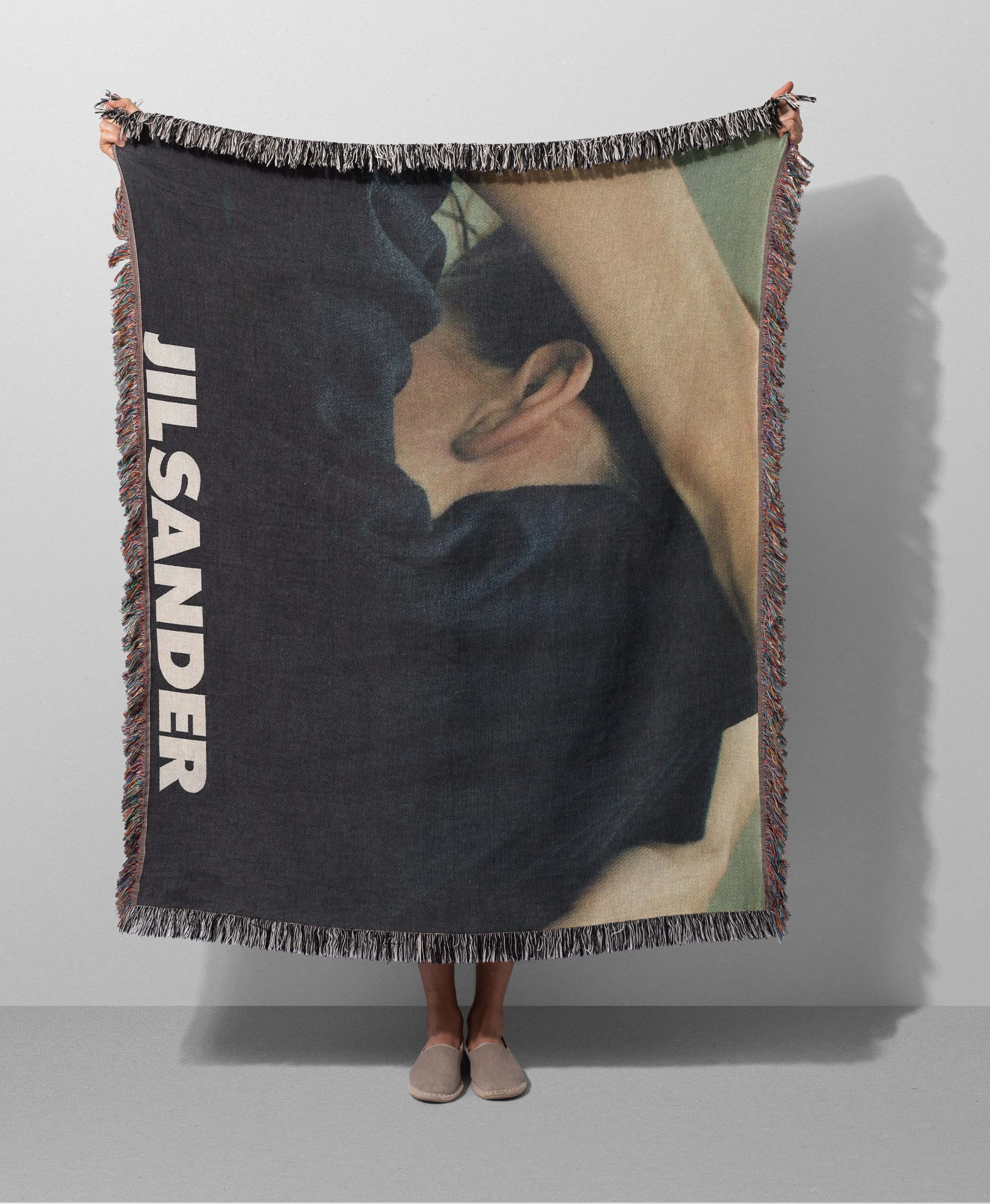 Jil Sander Jil Sander Blanket Woven Jacquard Art Fashion Gift Logo Size ONE SIZE - 4 Thumbnail