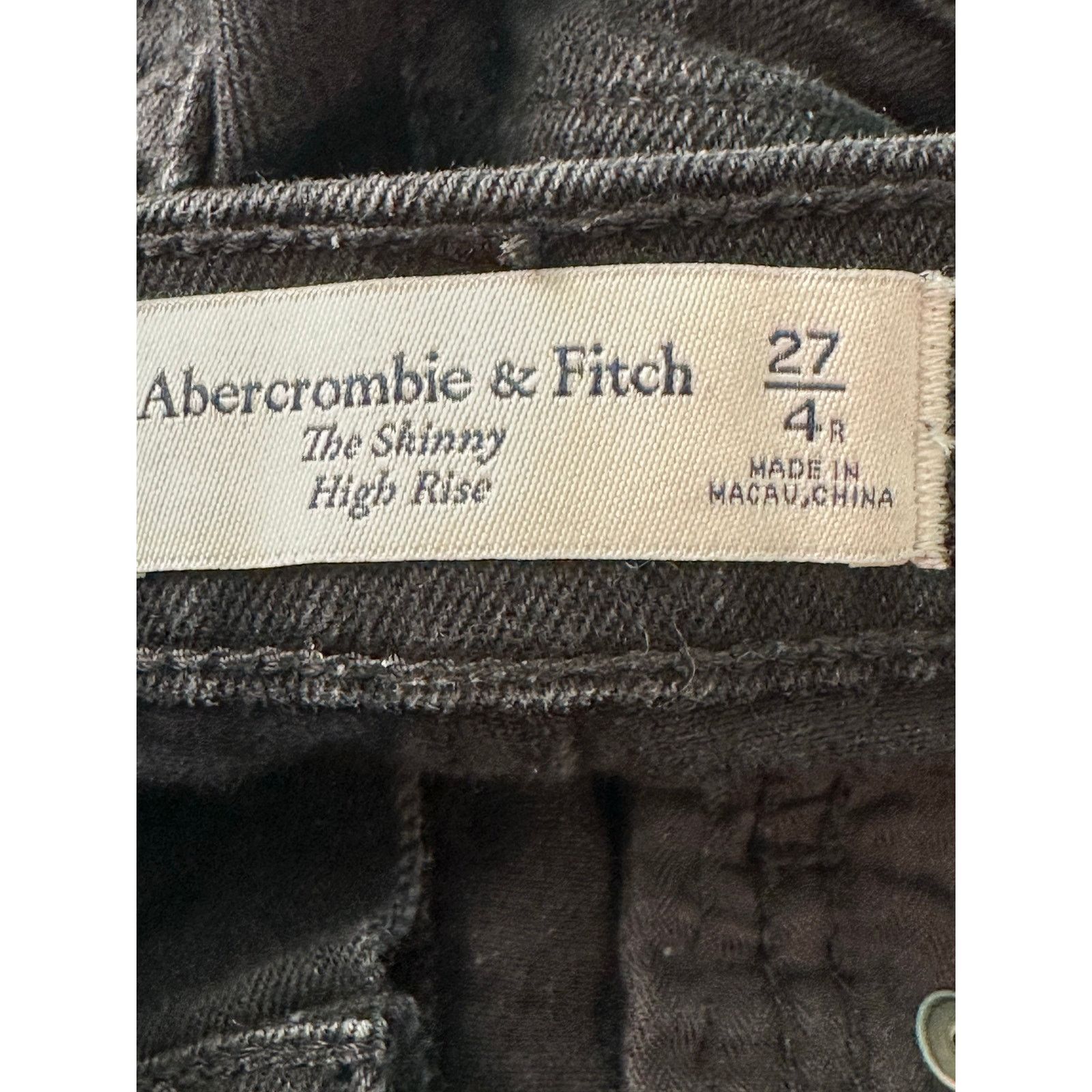 Abercrombie & Fitch Abercrombie & Fitch the skinny high rise jeans size 27 - 4 Size 27" / US 4 / IT 40 - 3 Thumbnail