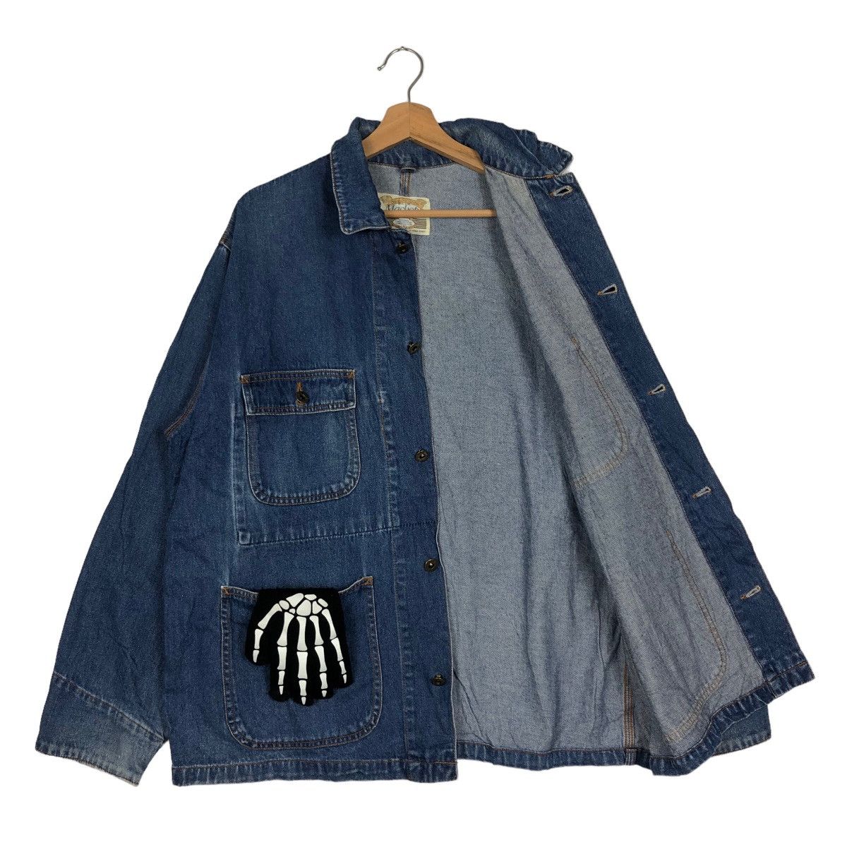 Japanese Brand 🔥90’s Denim Chore Work Jacket Machope Toyo Enterprise Size US L / EU 52-54 / 3 - 9 Thumbnail