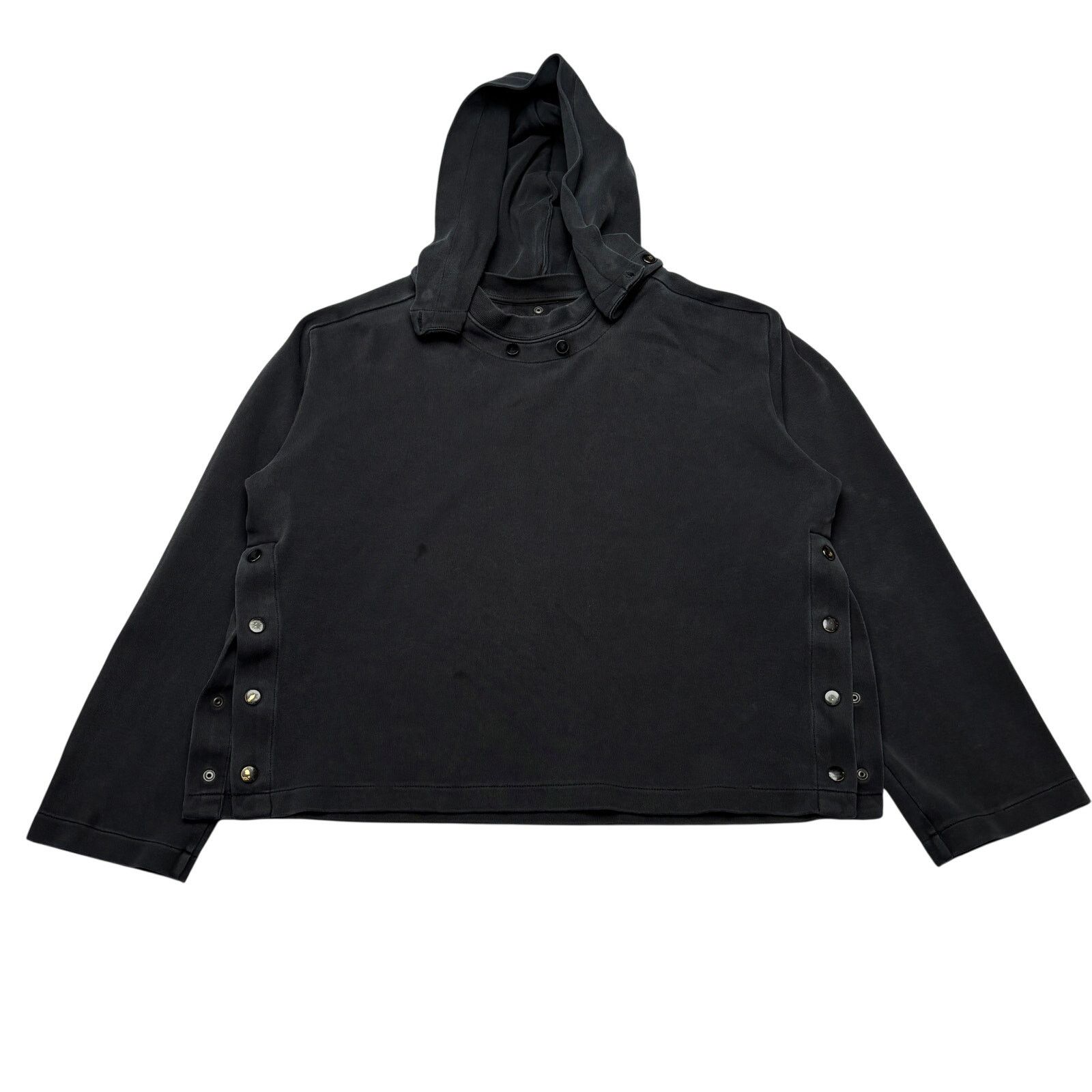McQ Alexander McQueen McQ by Alexander McQueen Snap Boxy Crop Hoodie XL Size US XL / EU 56 / 4 - 1 Thumbnail