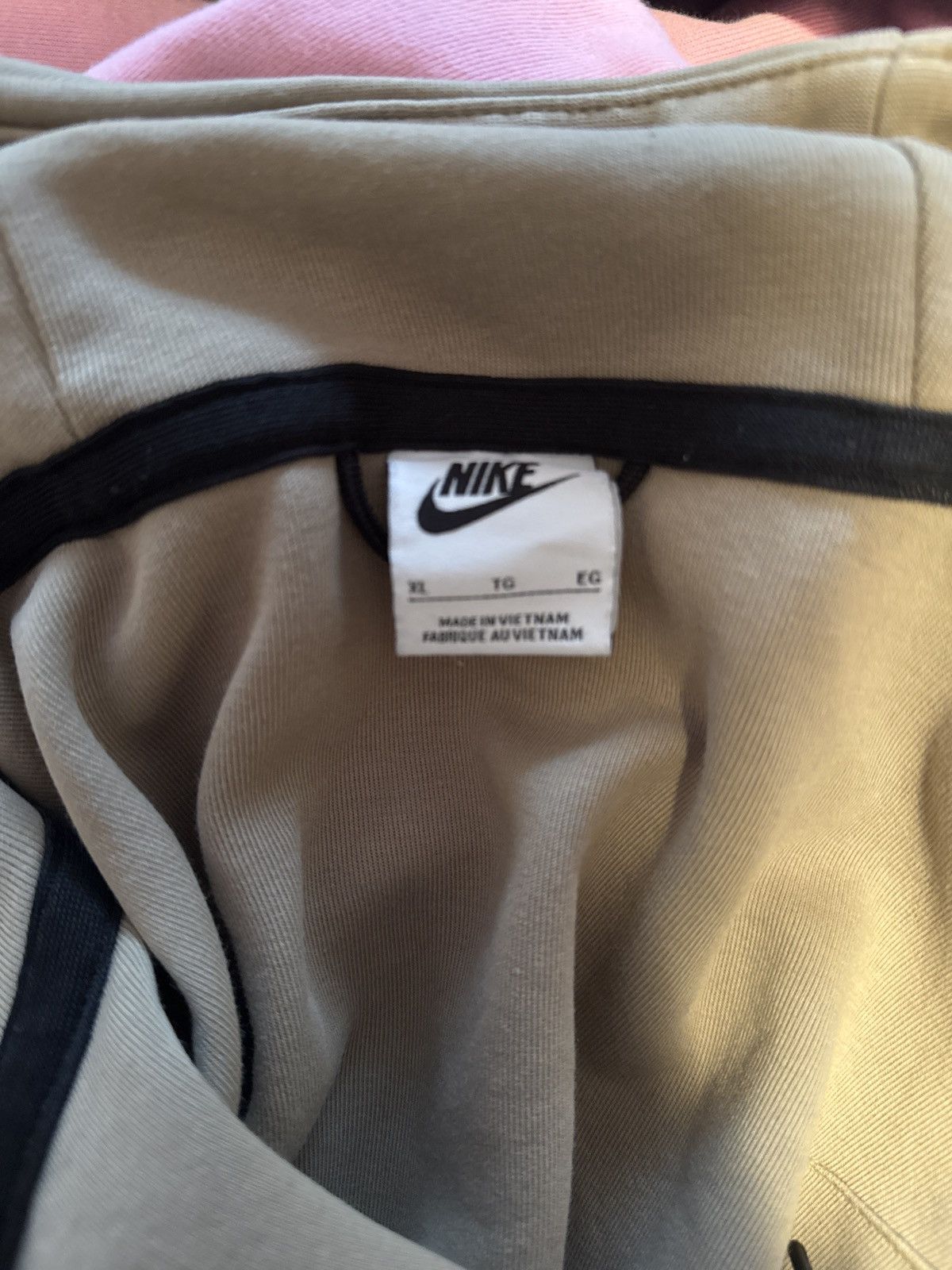 brown nike tech