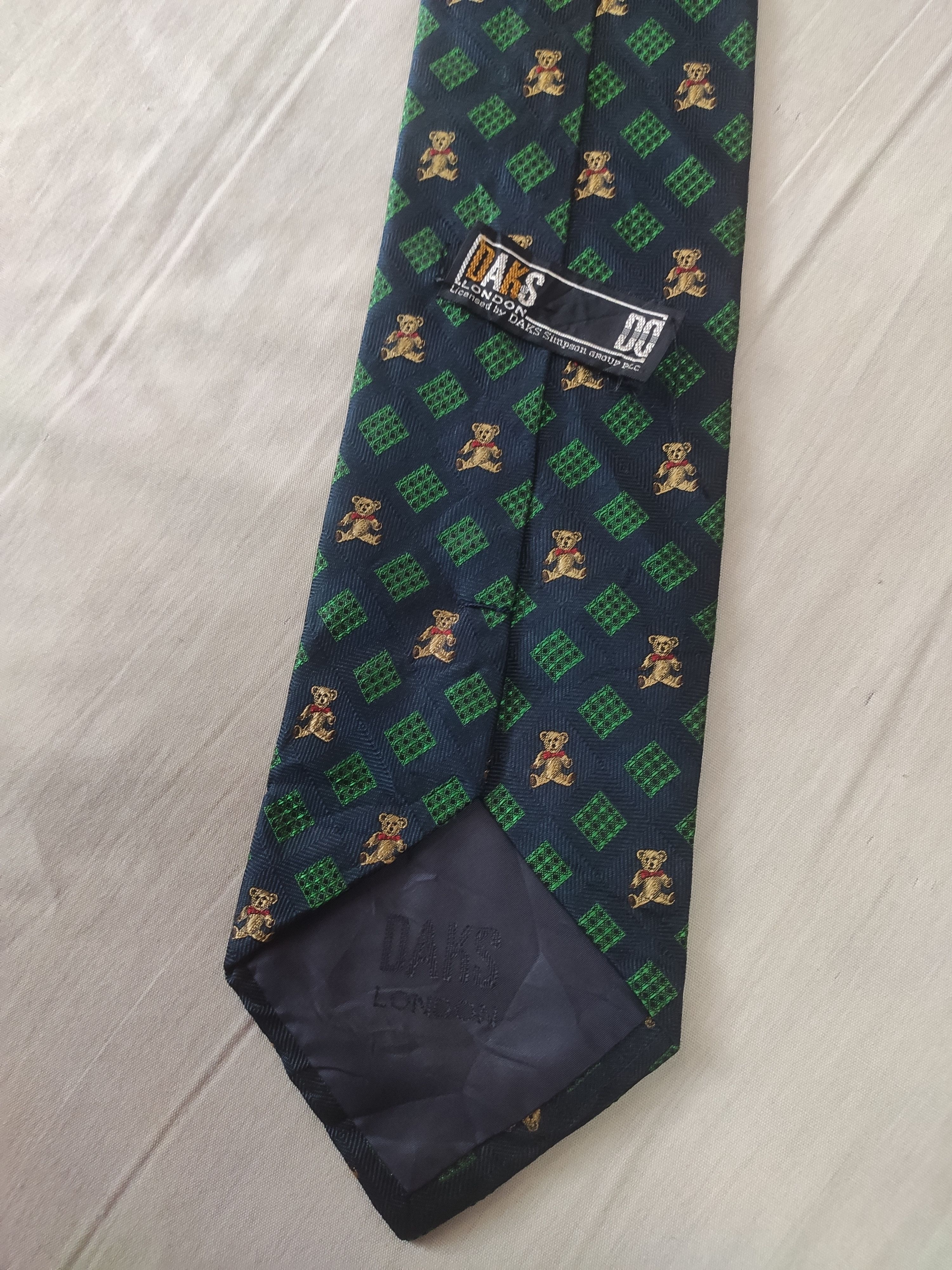 DAKS × Designer DAKS Teddy Bear Necktie / Tie Size ONE SIZE - 4 Thumbnail