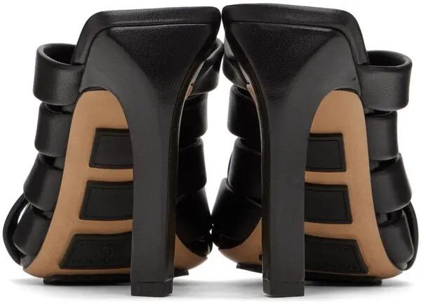 Bottega Veneta o1loc1c0824 Alfie Mules in Black Size US 10 / IT 40 - 2 Thumbnail