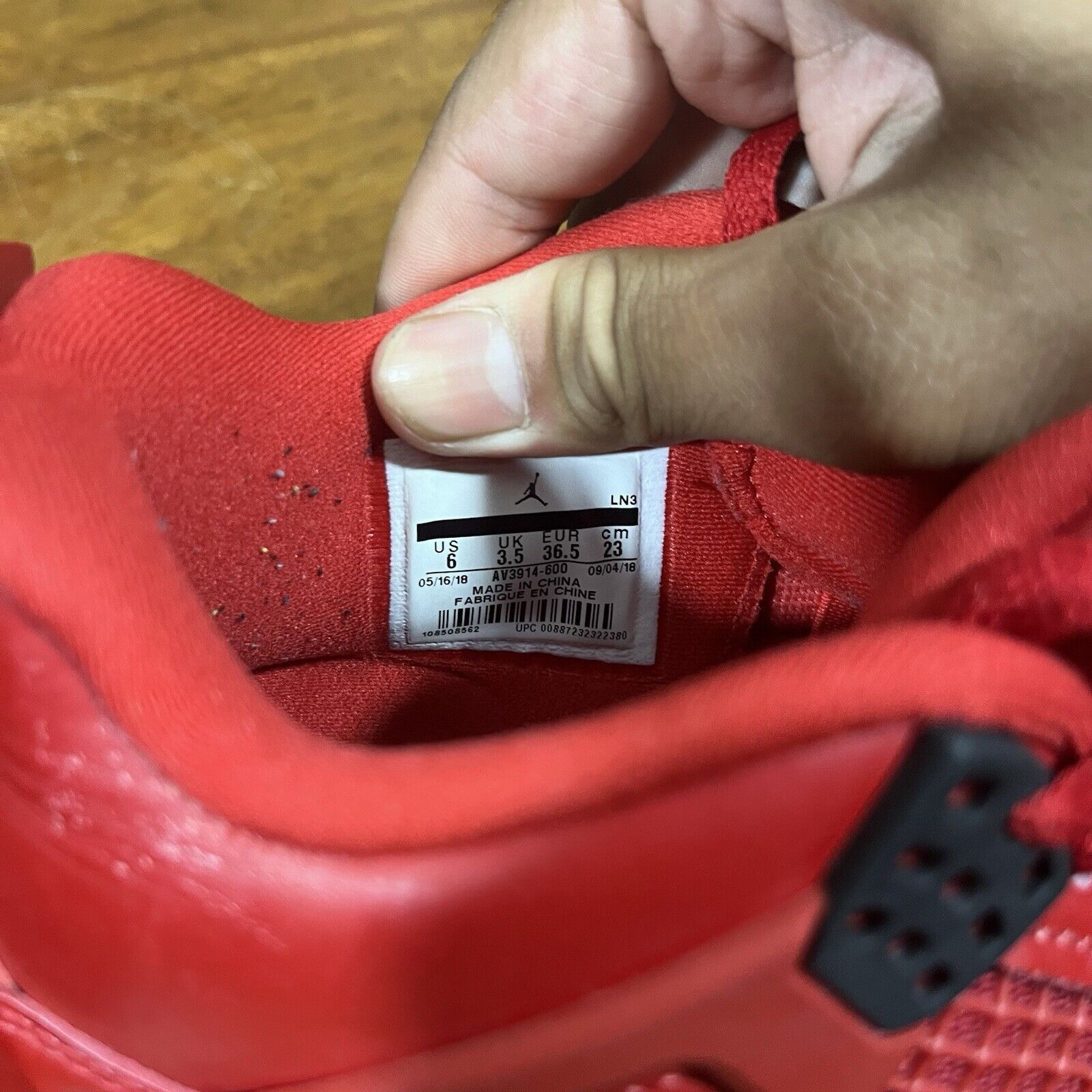 Jordan Brand Size 6 Women’s - Air Jordan 4 Retro NRG Singles Day W Size US 6 / IT 36 - 8 Thumbnail