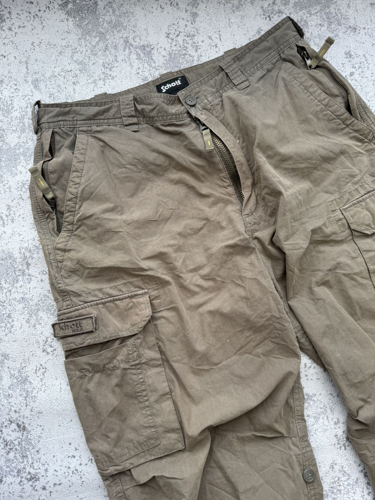 Schott × Vintage Vintage Schott N.Y.C Military Cargo Pants Size US 32 / EU 48 - 9 Thumbnail