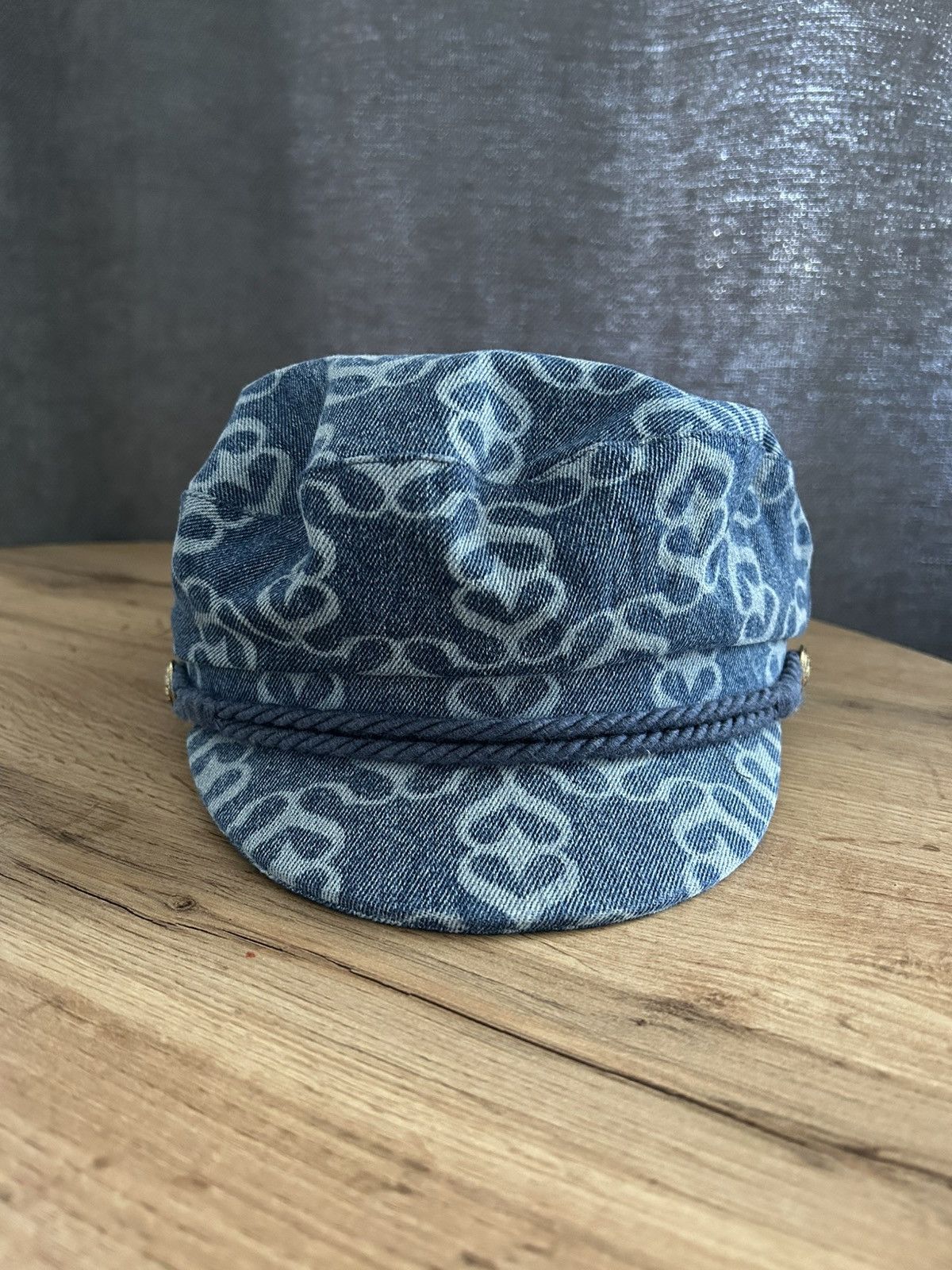 Sandro Sandro Denim Hat Size ONE SIZE - 3 Thumbnail