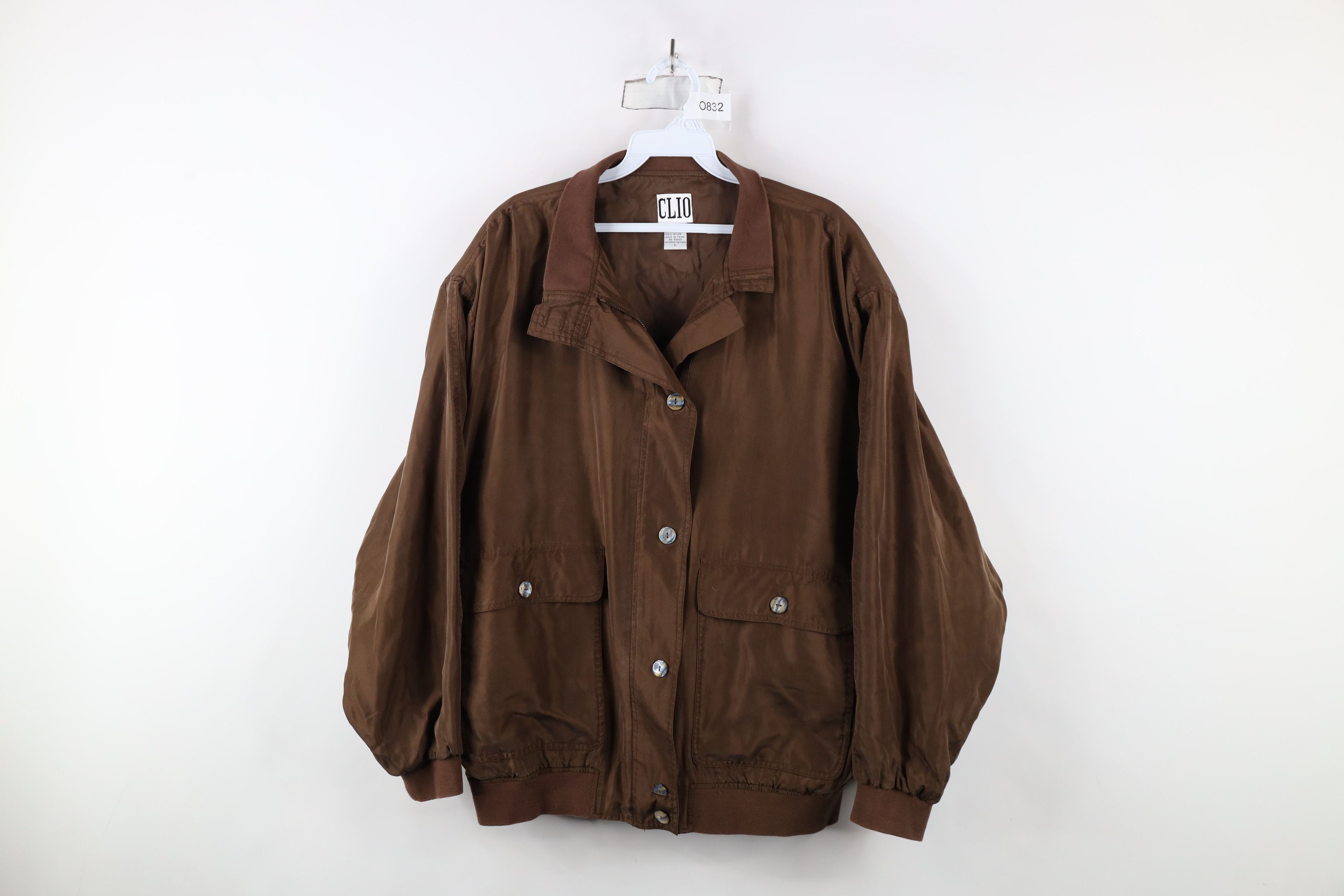 Vintage Vintage 90s Streetwear Cafe Racer Bomber Jacket Brown Size L / US 10 / IT 46 - 1 Thumbnail