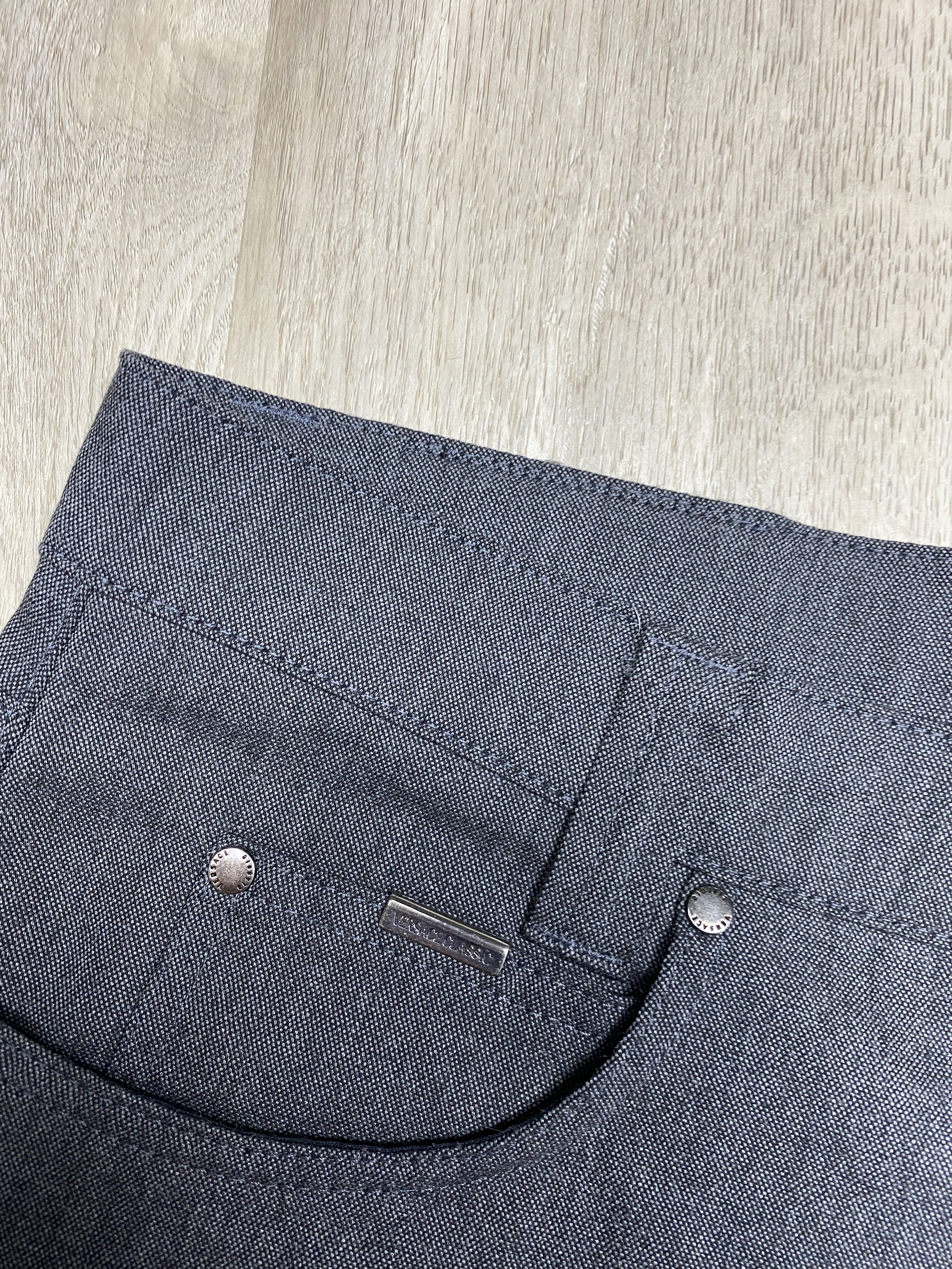 Versace Versace Classic Vintage Mens Wool Chino Pants Size US 36 / EU 52 - 3 Thumbnail