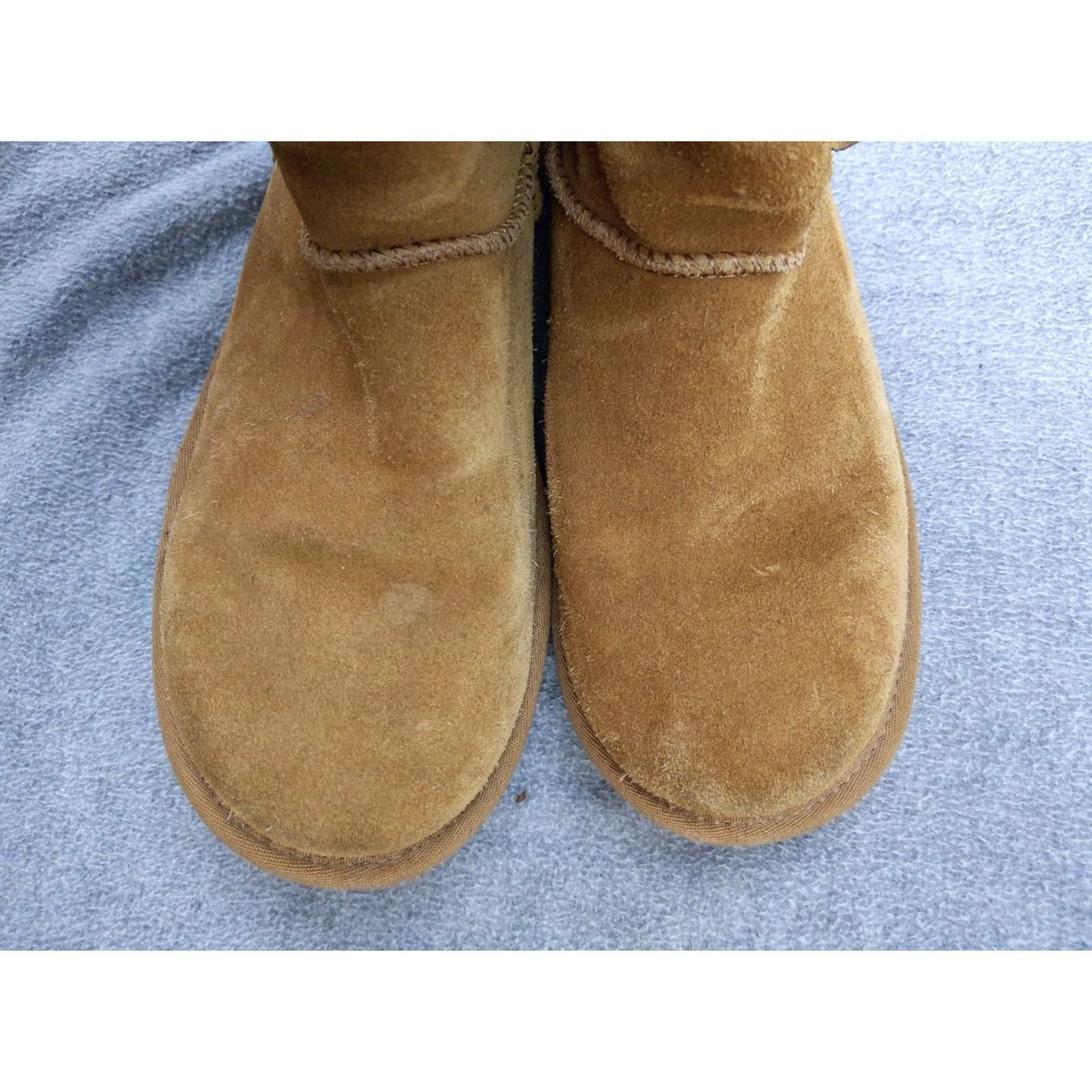 Vintage Koolaburra by UGG Boots Womens Size 9 Suede Tall Sheepskin Bow Winter 1015875 Size US 9 / IT 39 - 3 Thumbnail