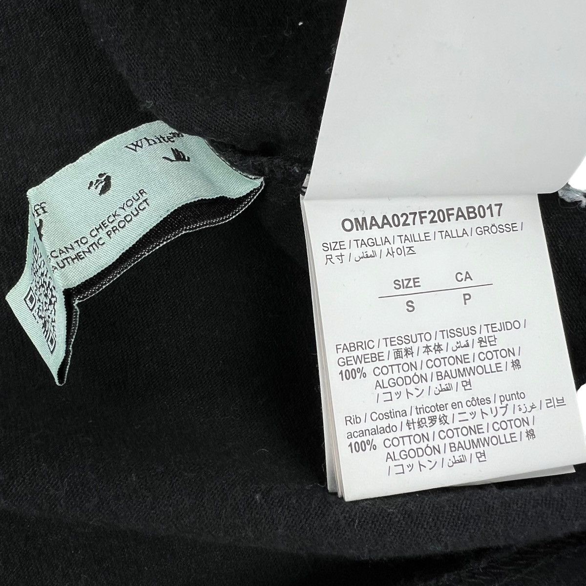 Off-White Off-White Pascal Skeleton Black T Shirt Size US S / EU 44-46 / 1 - 6 Thumbnail