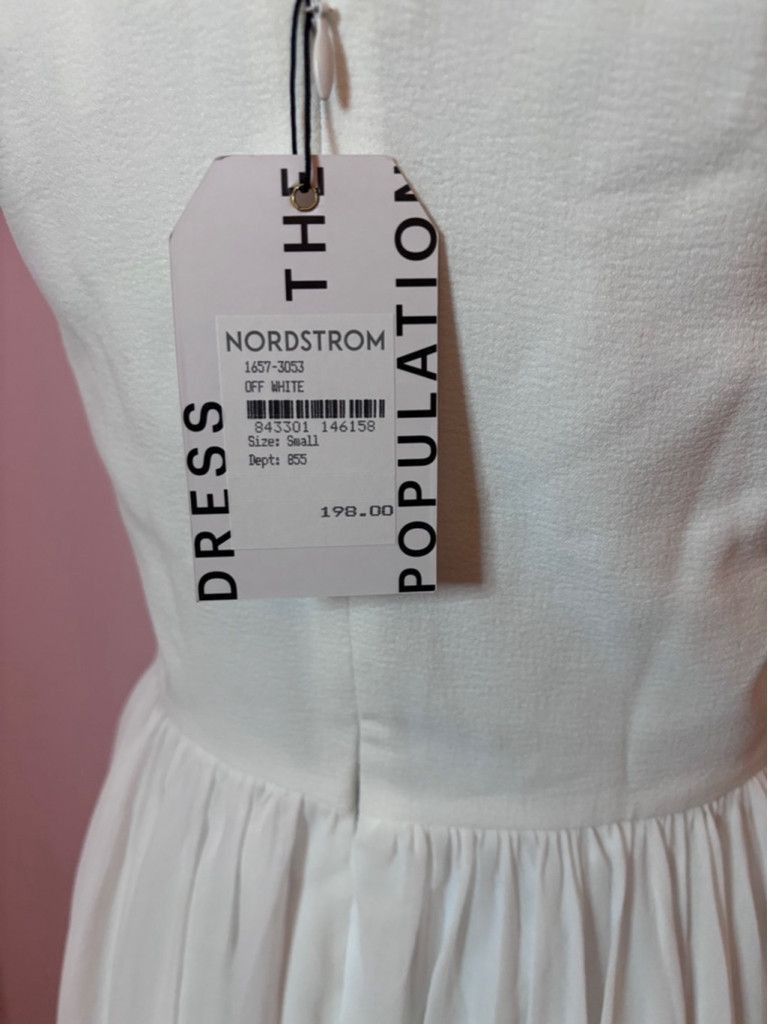 Dress the Population Women's Dress the Population White Dress Small Size S / US 4 / IT 40 - 8 Thumbnail