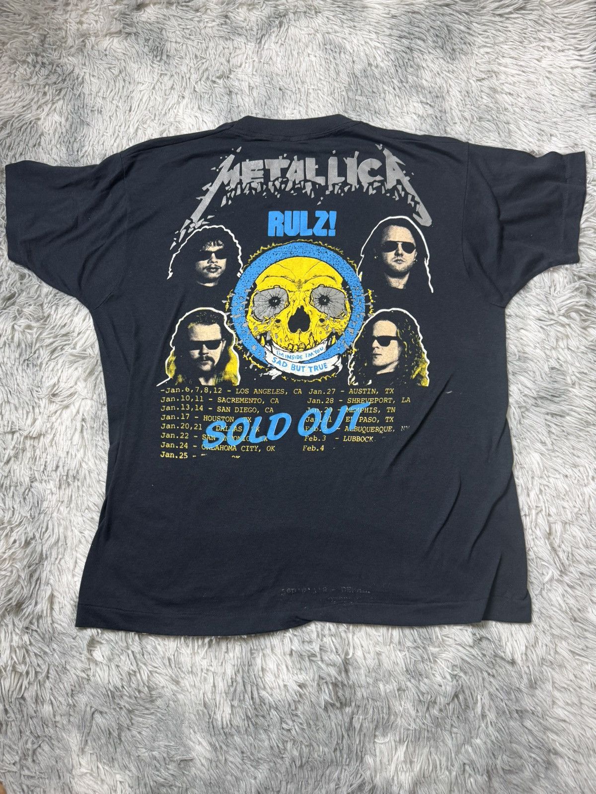Band Tees Vintage Metallica Size US XL / EU 56 / 4 - 6 Thumbnail