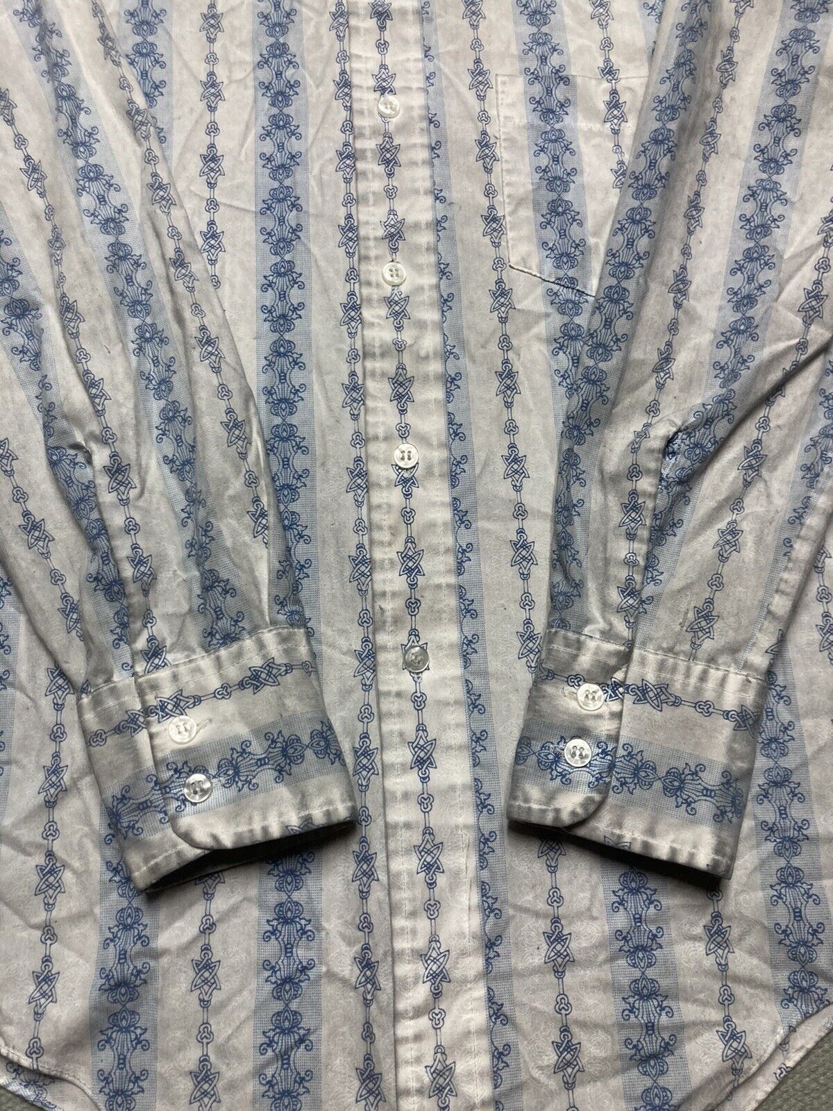 Towncraft × Vintage Vtg 70s button shirt Towncraft JCPenney dagger collar medium Size US M / EU 48-50 / 2 - 2 Thumbnail