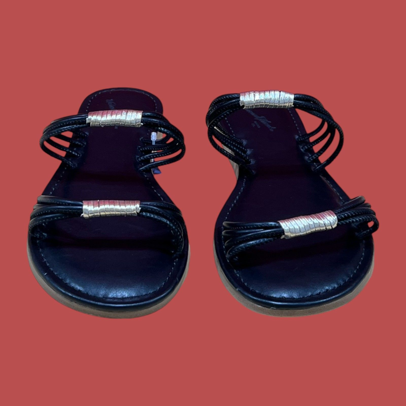 Other Universal Thread - Women's Aura Two Band Slide Sandals - Bla Size US 7.5 / IT 37.5 - 16 Thumbnail