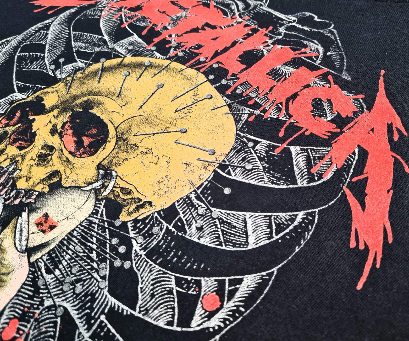 Gildan Metallica - Voodoo Pushead - 1998 Vintage Size L RARE Vtg Size US L / EU 52-54 / 3 - 4 Thumbnail
