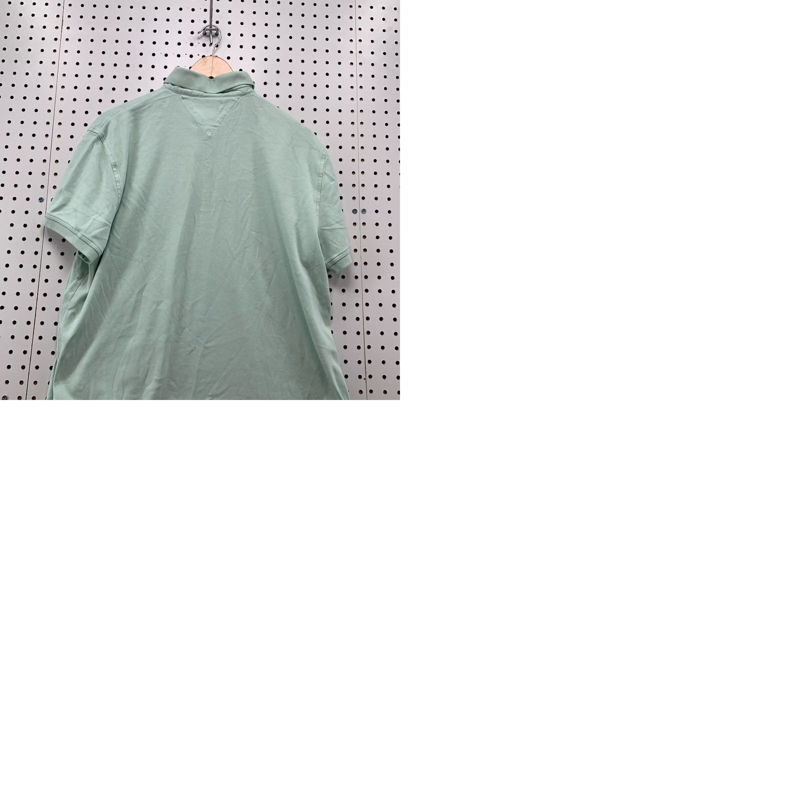 Tommy Hilfiger Tommy Hilfiger Polo Shirt Collared Mint Green Mens Large Casual Custom Fit Size US L / EU 52-54 / 3 - 10 Thumbnail