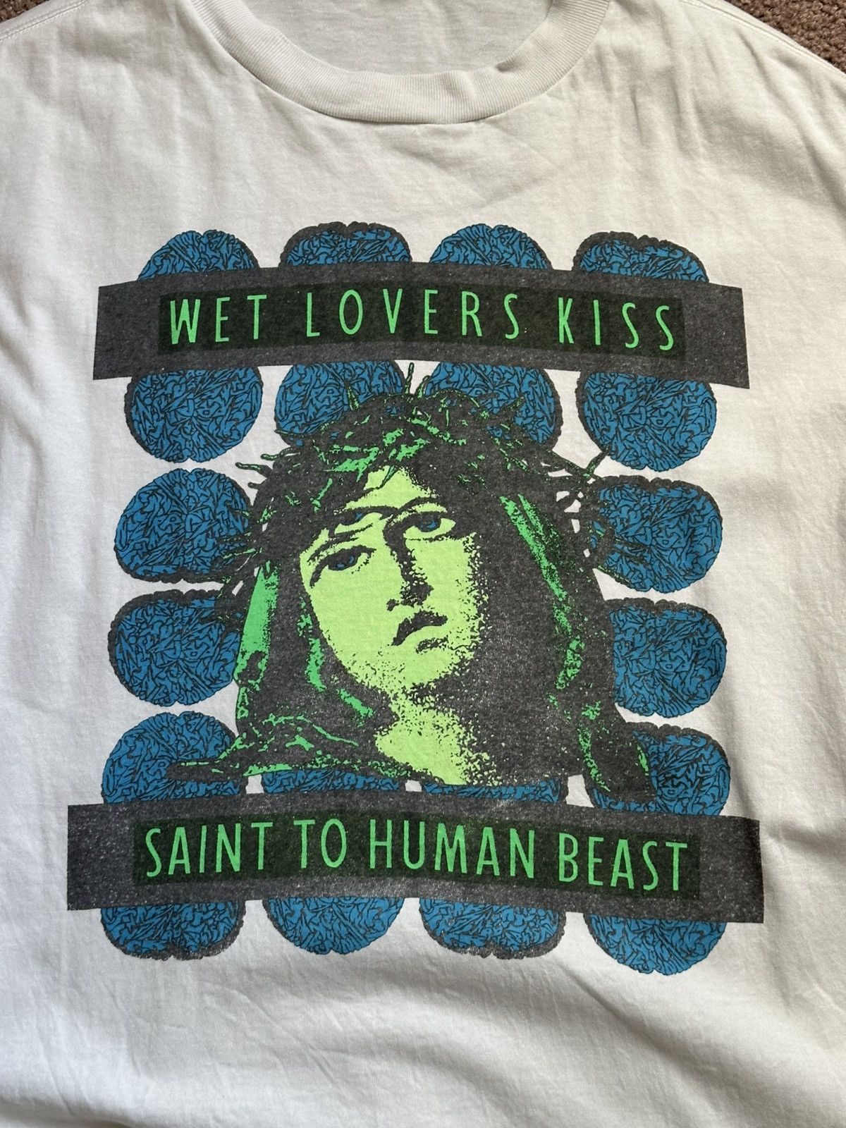 Saint Michael Saint Michael WET LOVERS KISS Tee | Grailed