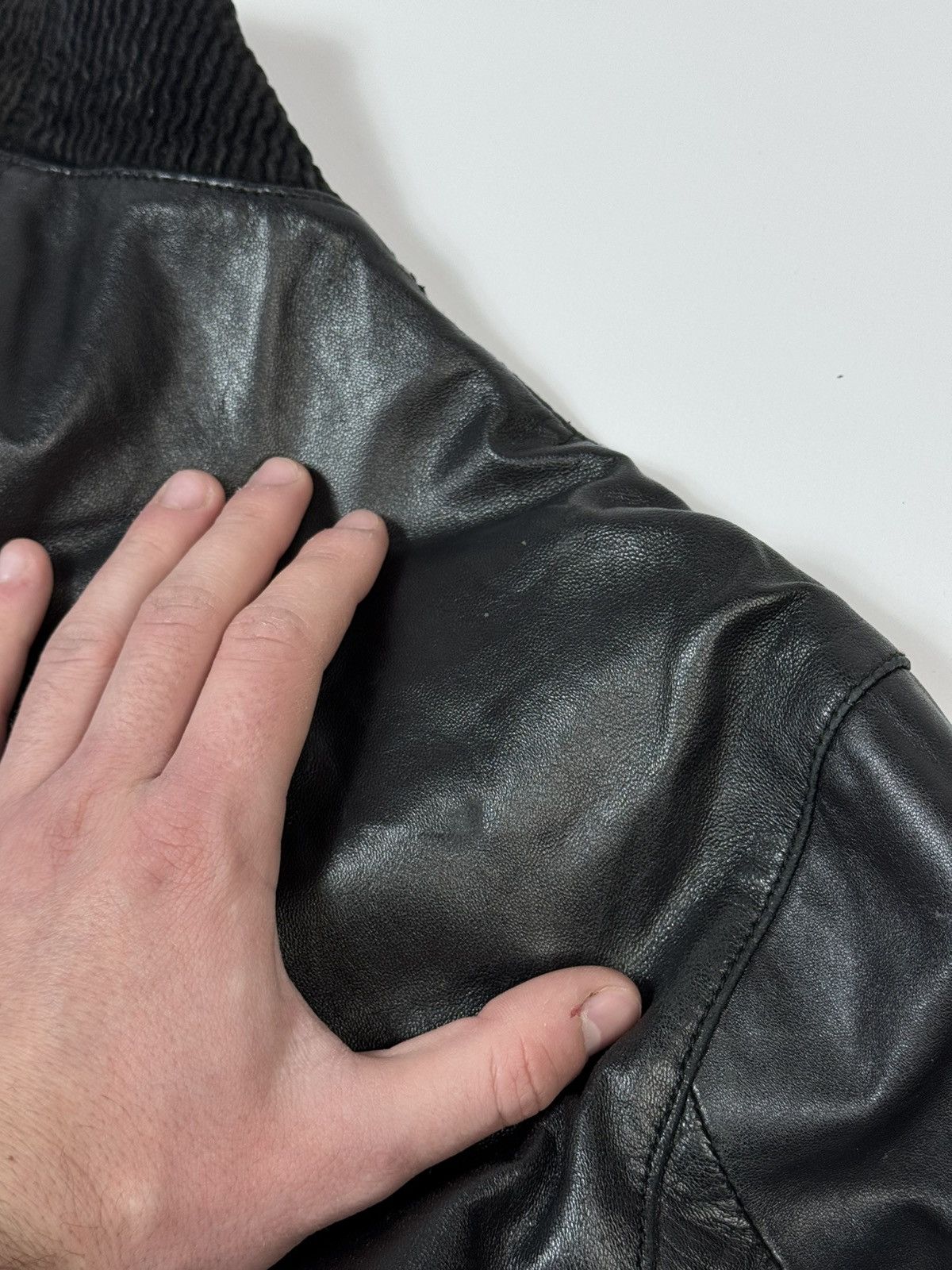 Armani Exchange Armani Exchange Classic Leather Jacket Size US M / EU 48-50 / 2 - 17 Thumbnail