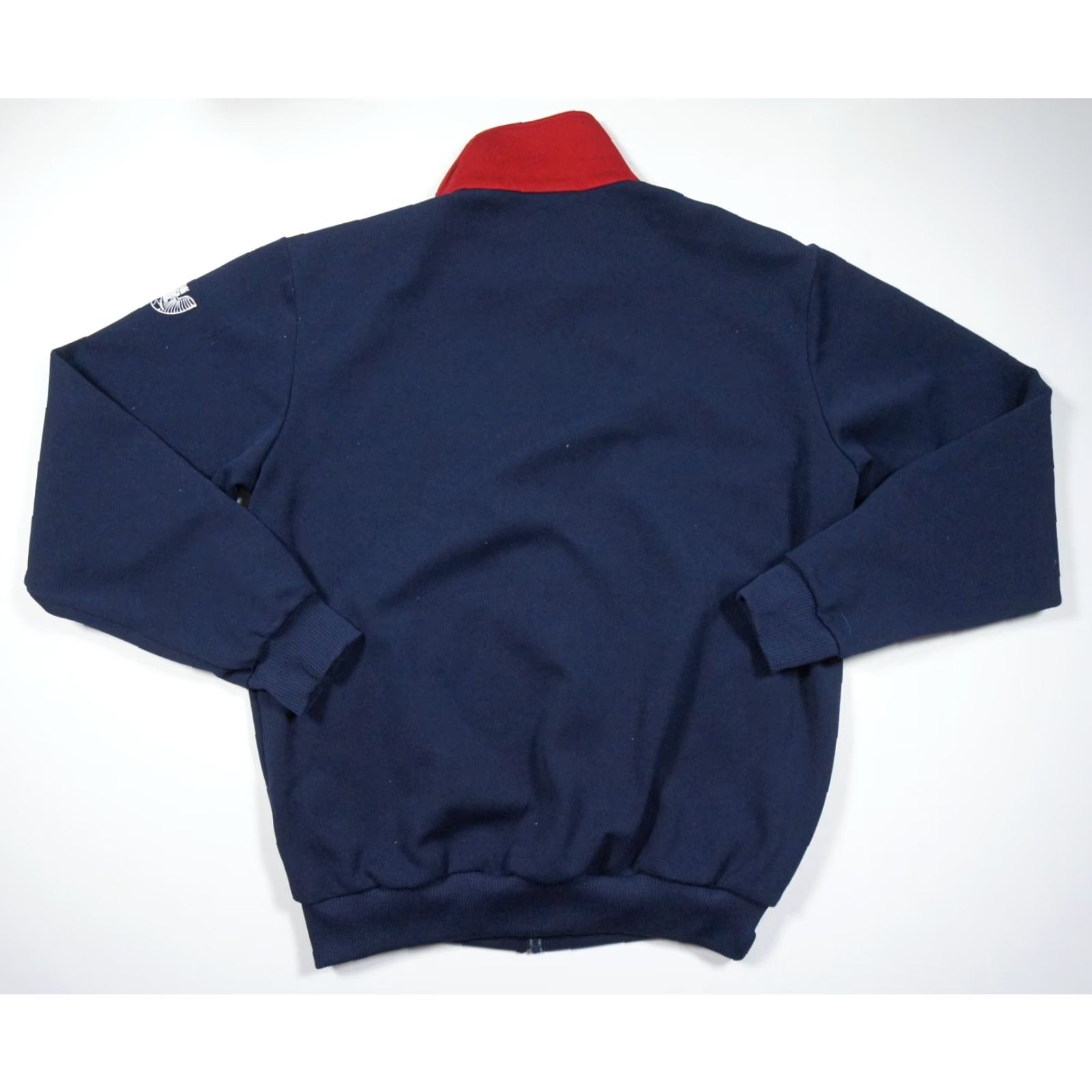 Vintage VINTAGE Descente Track Jacket Mens Large Full Zip Blue 90s Japanese School Uniform Size US L / EU 52-54 / 3 - 6 Thumbnail