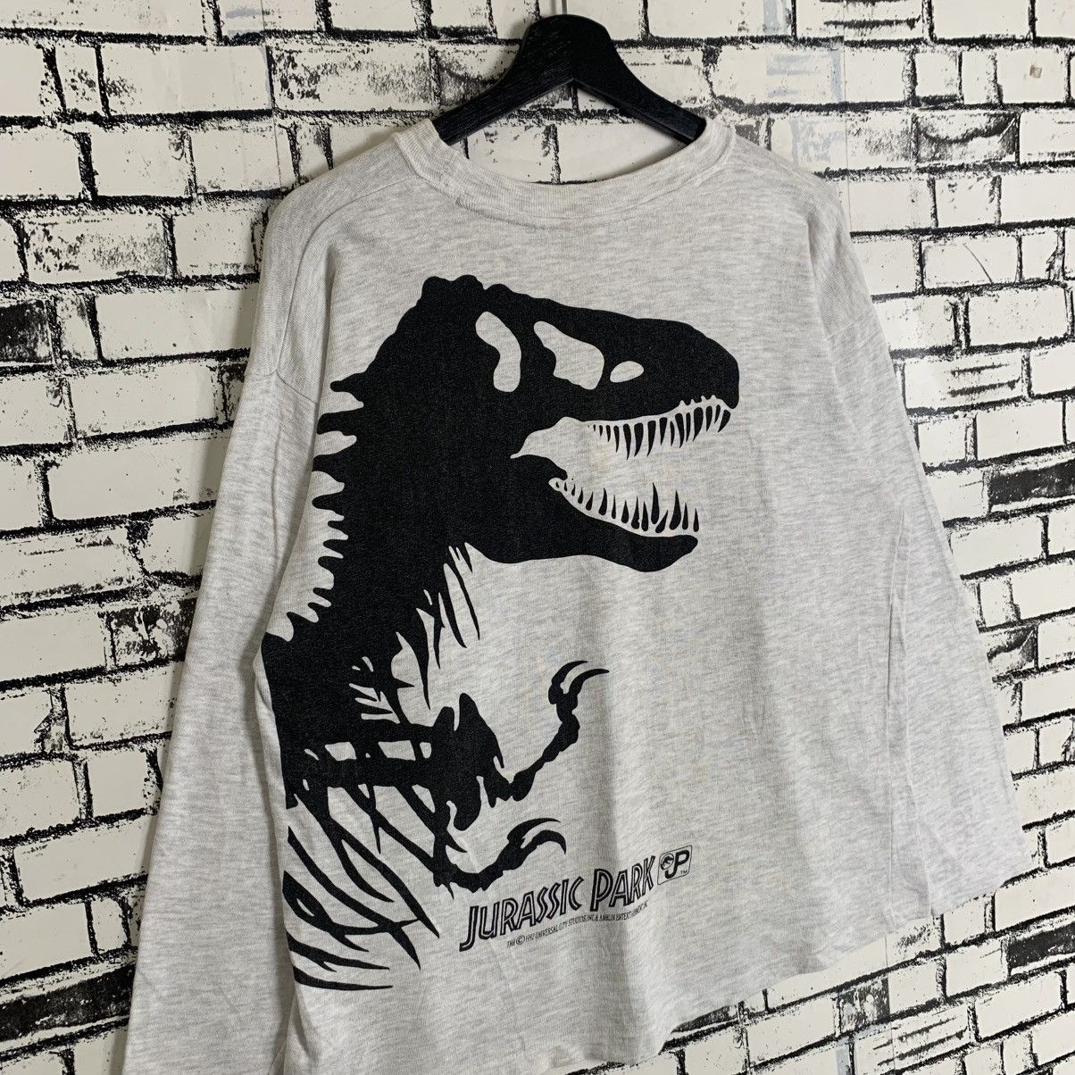 Designer × Vintage Vintage Jurassic Park Pullover Sweatshirt Size ONE SIZE - 5 Thumbnail
