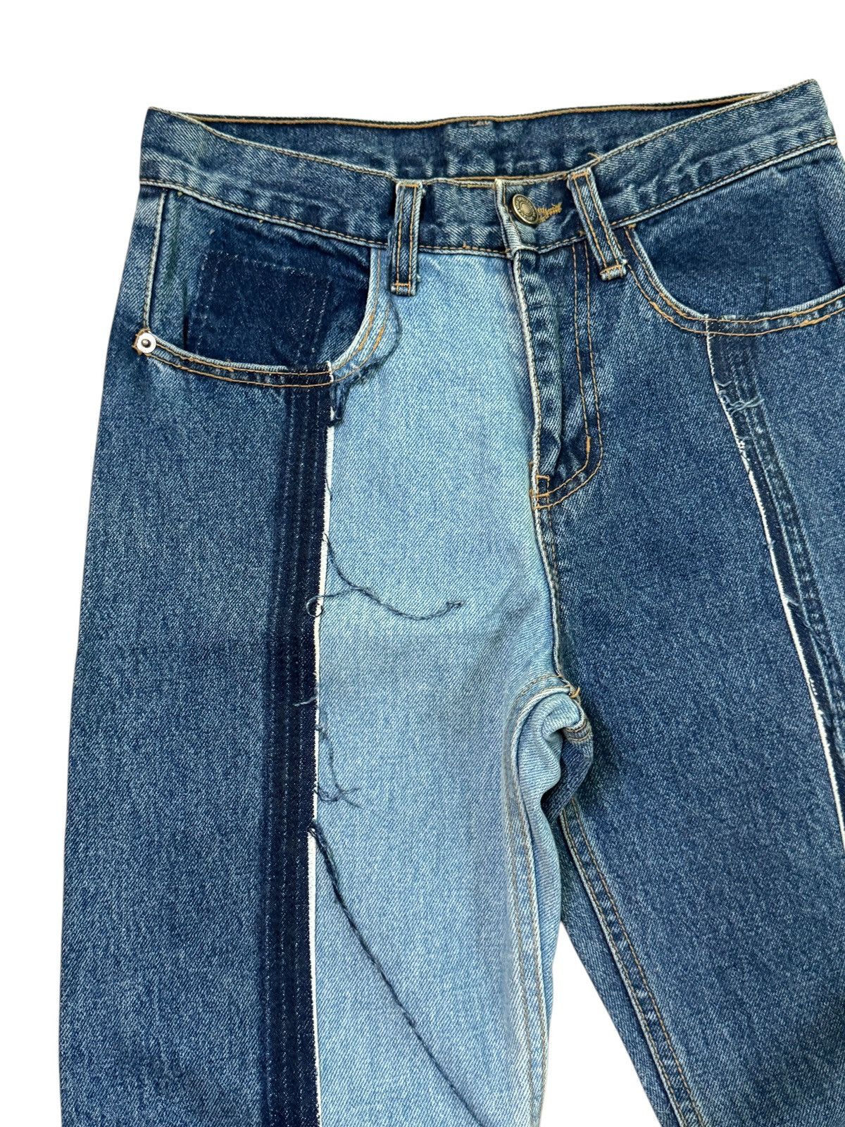 Hysteric Glamour Reconstructed Two Tone Denim Release Hem Size US 26 / EU 42 - 4 Thumbnail