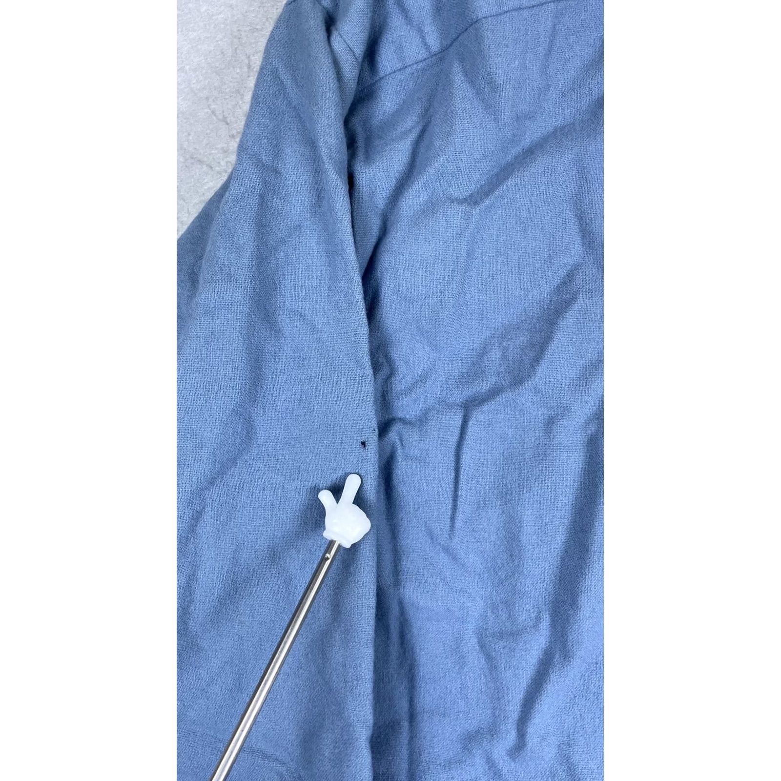 Arrow VINTAGE Golden Arrow Shirt Mens L Blue Wool Long Sleeve Button Front Casual Size US L / EU 52-54 / 3 - 6 Thumbnail