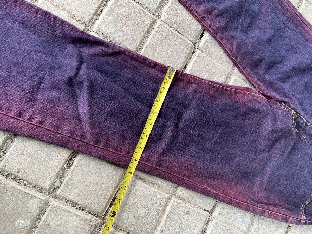 Hysteric Glamour × Japanese Brand × Wrangler Flare Crazy Purplewash Wrangler Denim Size US 29 - 9 Thumbnail
