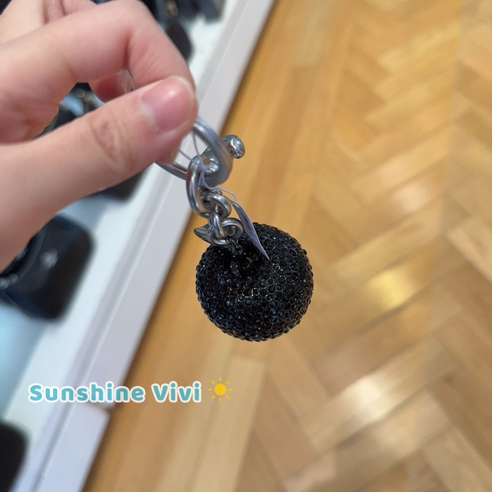 Coach NWT Coach Resin Crystal Apple Bag Charm Keychain CCD29 Size ONE SIZE - 7 Thumbnail