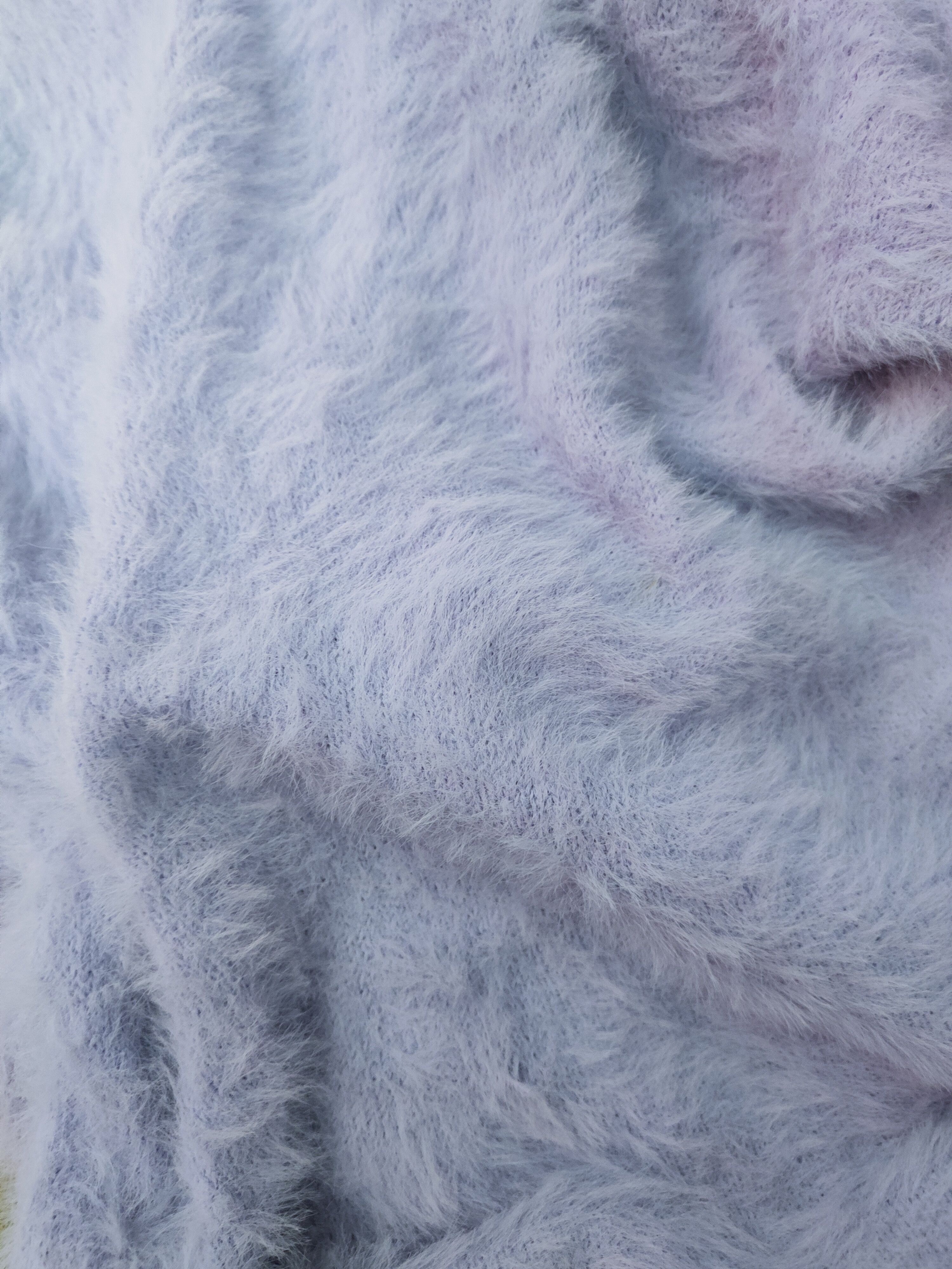 Aran Isles Knitwear × Japanese Brand Continuer de Nice Claup Purple Fur Mohair Knitwear #S1945 Size M / US 6-8 / IT 42-44 - 10 Thumbnail