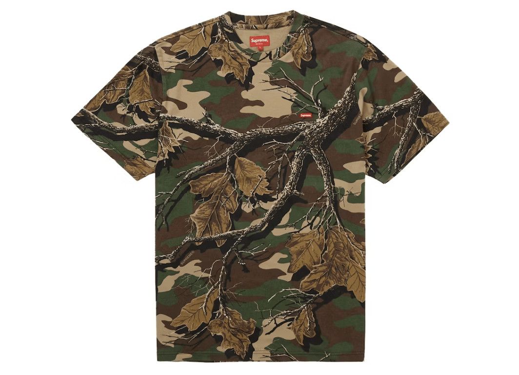 Supreme Small Box Short Sleeve Tee Shirt (FW22) Branch Woodland Cam Size US L / EU 52-54 / 3 - 1 Thumbnail