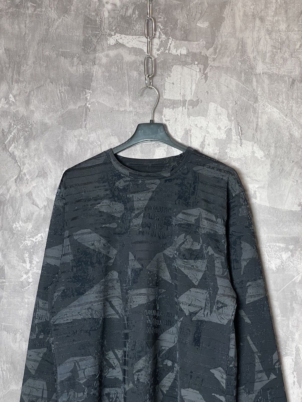 Japanese Brand × Vintage Vintage Jean Paul Gaultier style Overprint Long Sleeve Size US L / EU 52-54 / 3 - 2 Thumbnail