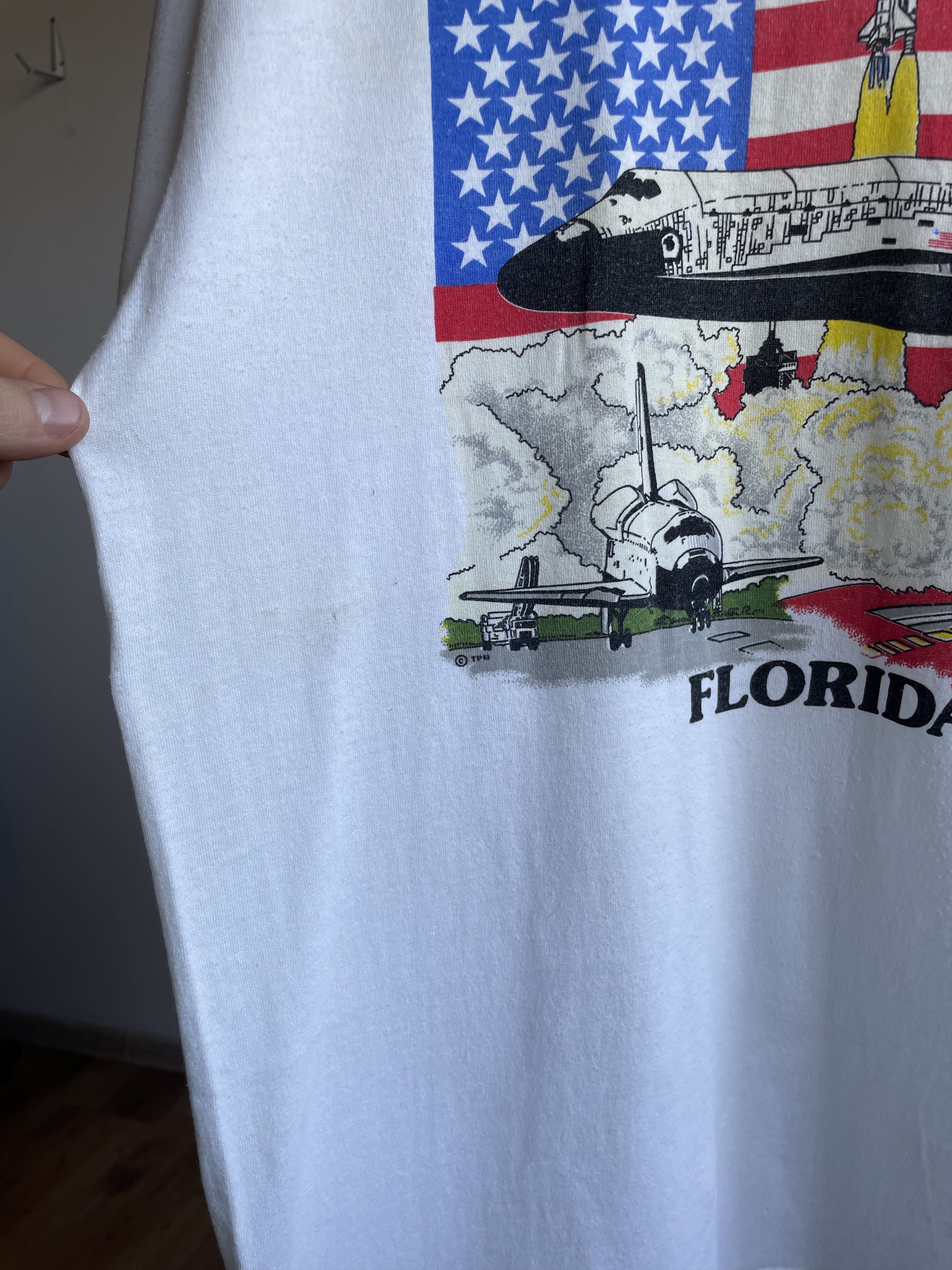 NASA × Vintage NASA Space Shuttle Vintage 90's Single Stitch T-Shirt Size US M / EU 48-50 / 2 - 5 Thumbnail