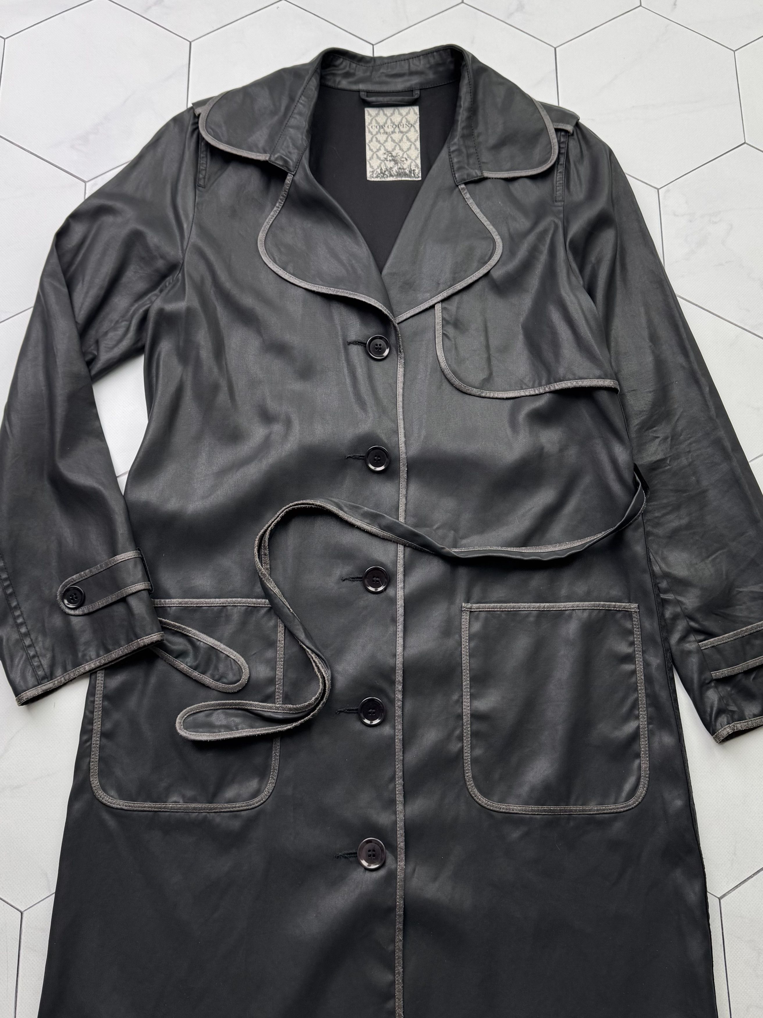 Cop Copine Cop Copine Vintage Coat With Belt (B186) Size M / US 6-8 / IT 42-44 - 2 Thumbnail