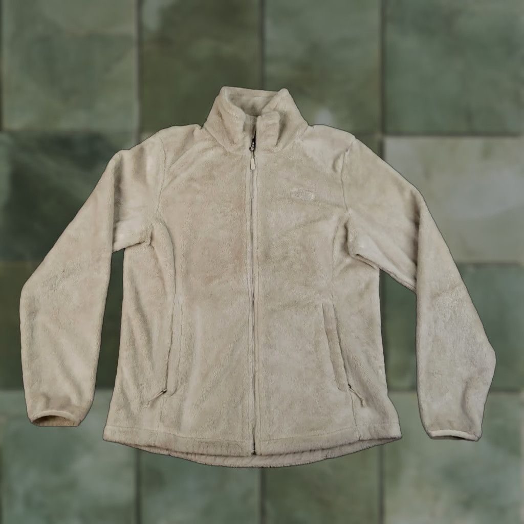 The North Face The North Face Jacket Women Medium Beige Fleece Osito Full Zip Pocket Outdoors Fuzzy Size M / US 6-8 / IT 42-44 - 1 Thumbnail