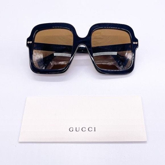 Gucci NEW GUCCI GG1241S 001 SQUARE OVERSIZED WOMEN SUNGLASSES GUCC Size ONE SIZE - 13 Thumbnail
