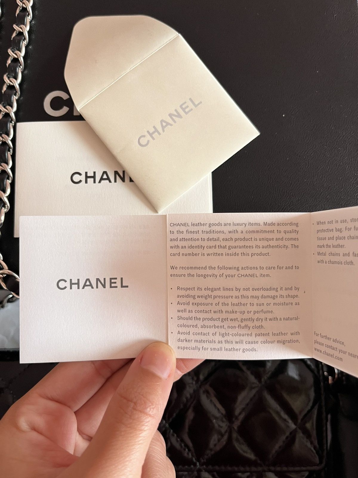 Chanel Patent Leather Wallet on Chain Bag Size ONE SIZE - 2 Thumbnail