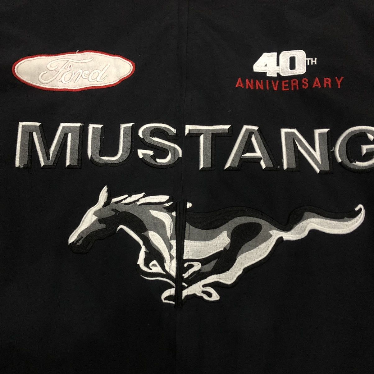 Ford × Mustang × Vintage vintage racing jacket mustang Anniversary made in rusia Size US XL / EU 56 / 4 - 2 Thumbnail