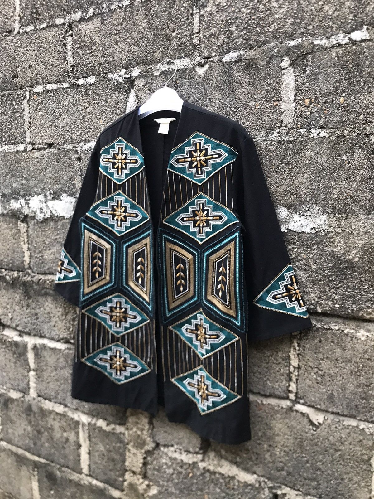 H&M × Native 🔥H&M Embroidered Print Navajo Cardigan/Jacket Size XS / US 0-2 / IT 36-38 - 4 Thumbnail
