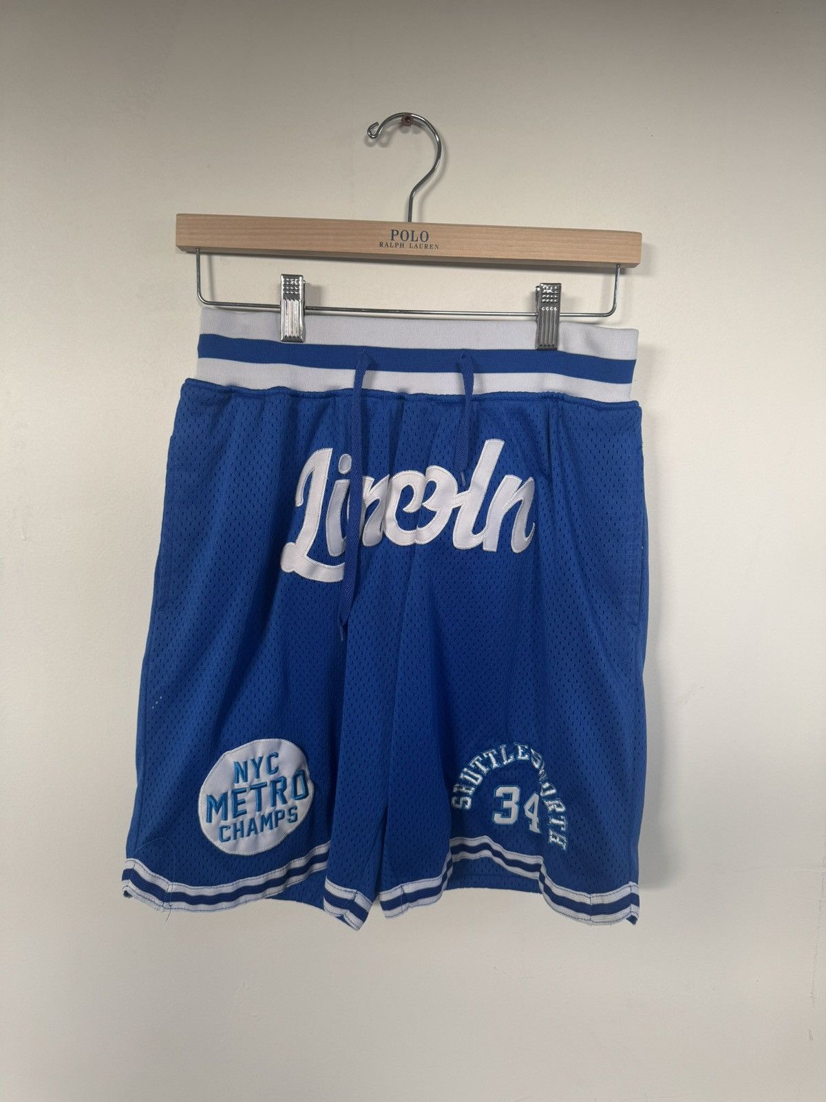 Other Headgear Classic UK Jesus Shuttleworth Blue Shorts Size L Size US 32 / EU 48 - 1 Thumbnail