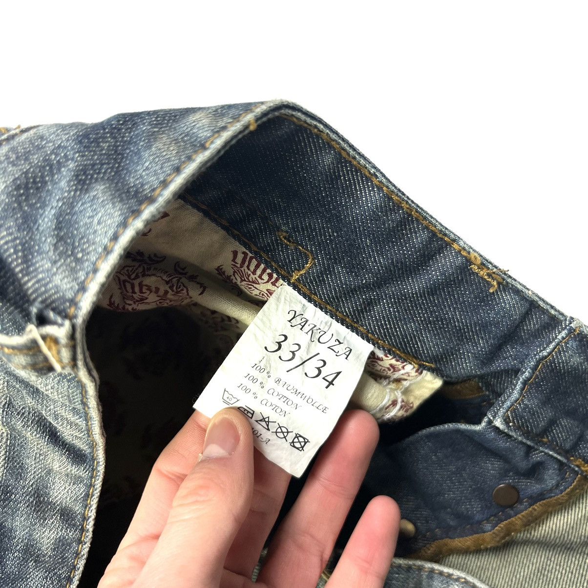 Designer × Japanese Brand New! Yakuza Jeans Art Style Jesus Denim Japanese Brand Size US 33 - 9 Thumbnail