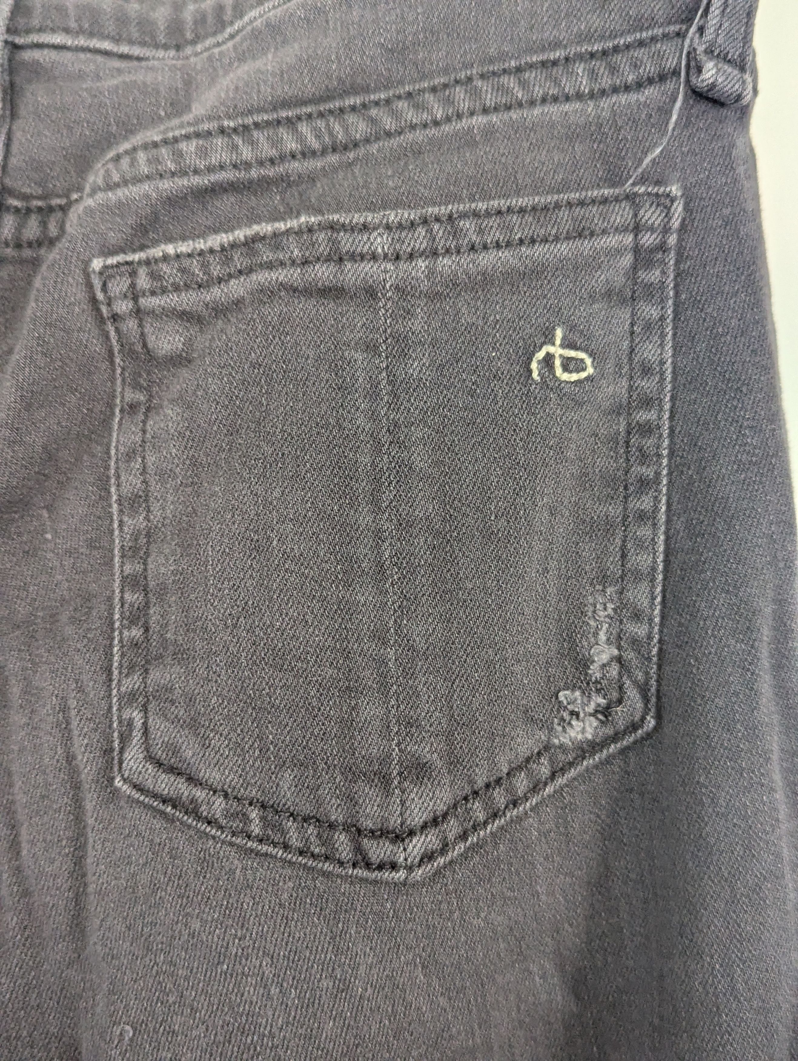 Rag & Bone Rag & Bone Black Distressed Skinny Jeans Size 27 Size 27" / US 4 / IT 40 - 3 Thumbnail