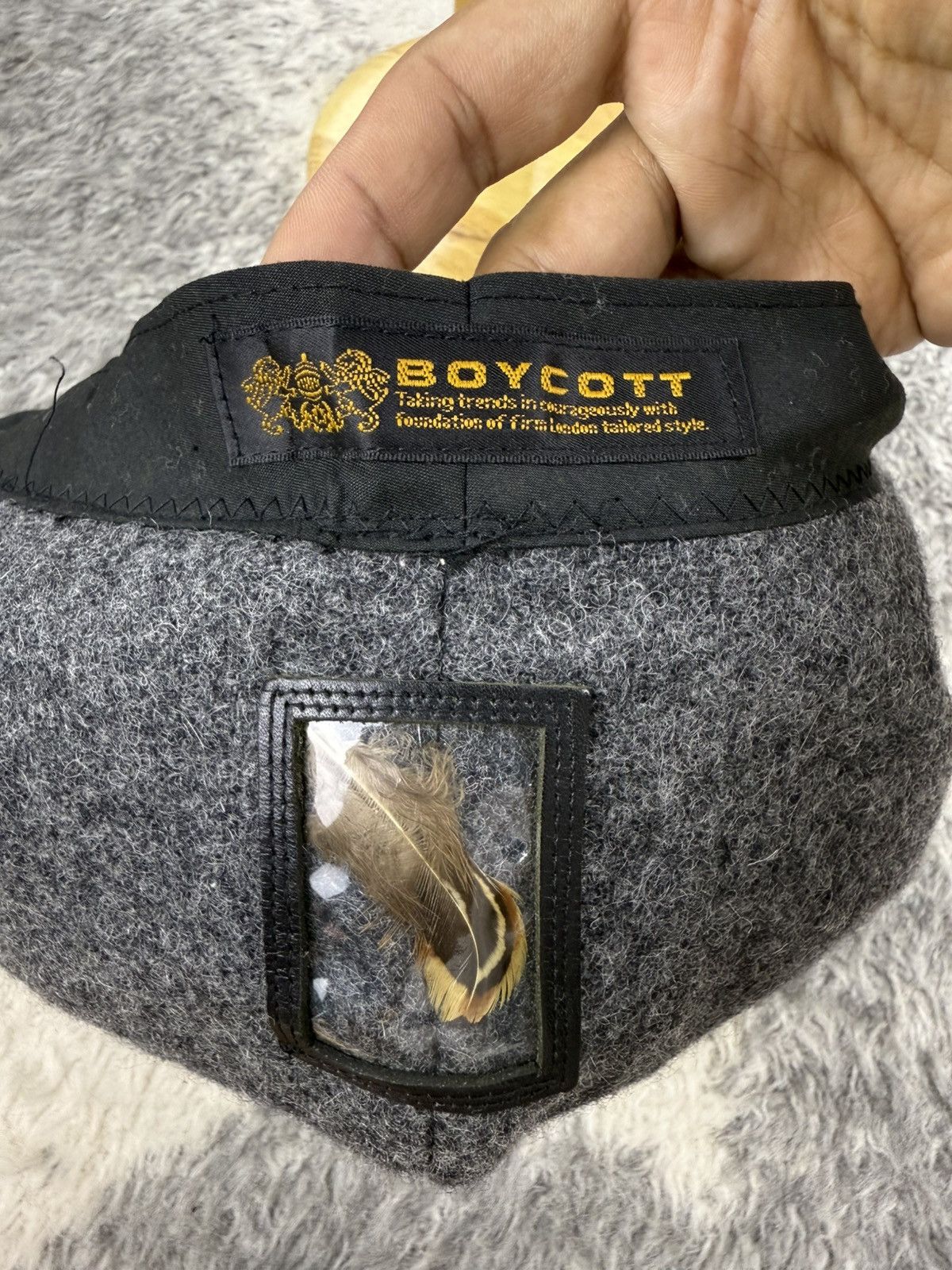 Boycott × CA4LA × Japanese Brand BOYCOTT Newsboy Wool Hat / Peaky Blinders Style Size ONE SIZE - 8 Thumbnail