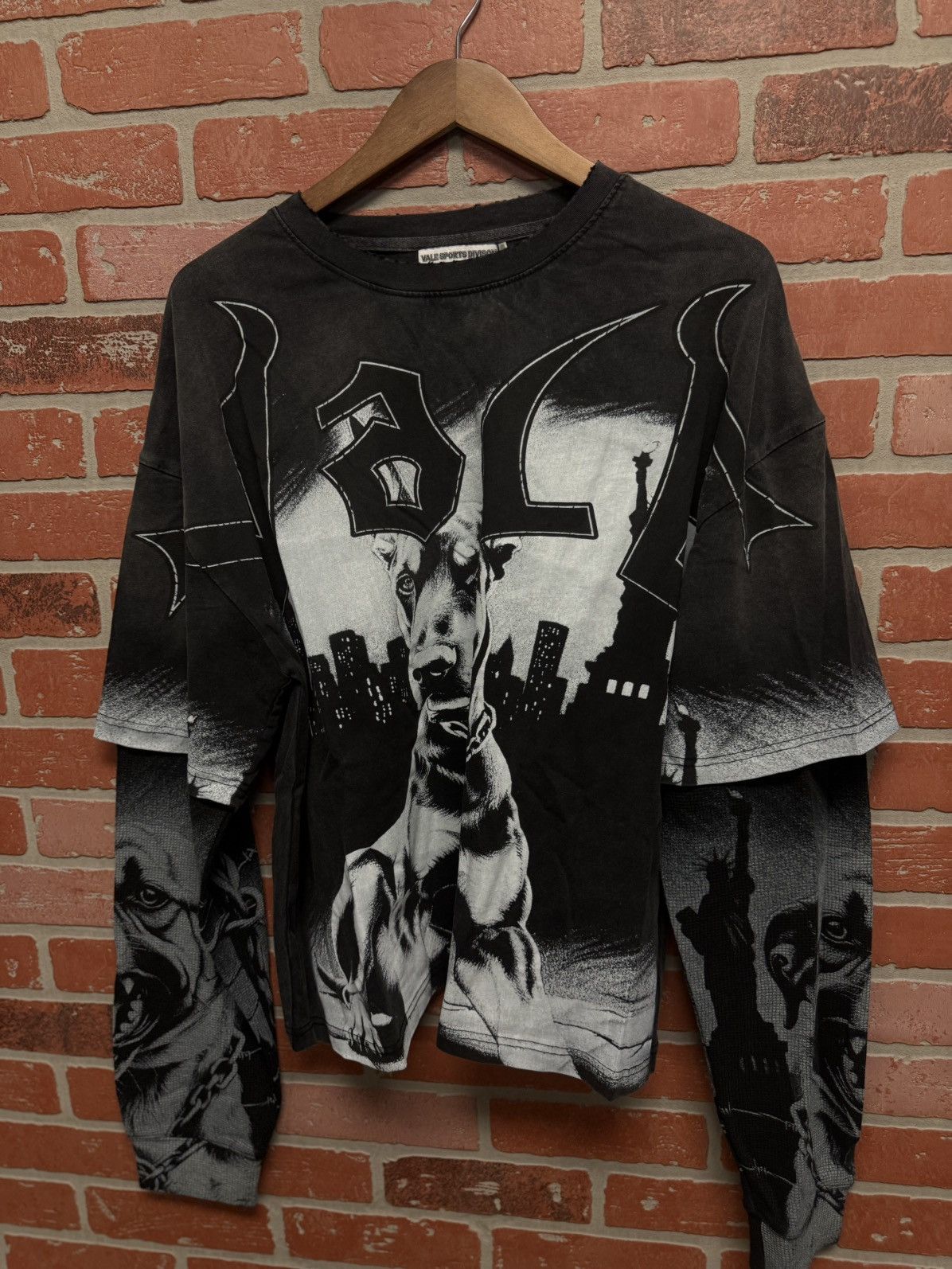 Vale Vale Valley Black “DOG” Long Sleeve Size Large Size US L / EU 52-54 / 3 - 2 Thumbnail