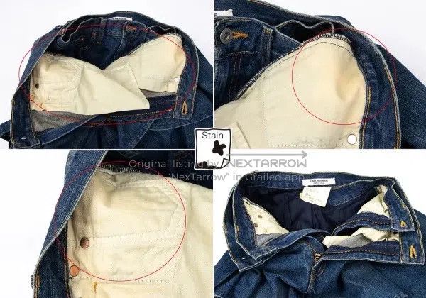 Junya Watanabe Junya Watanabe size XS Blue vintage denim design sense hal Size 23" - 5 Thumbnail