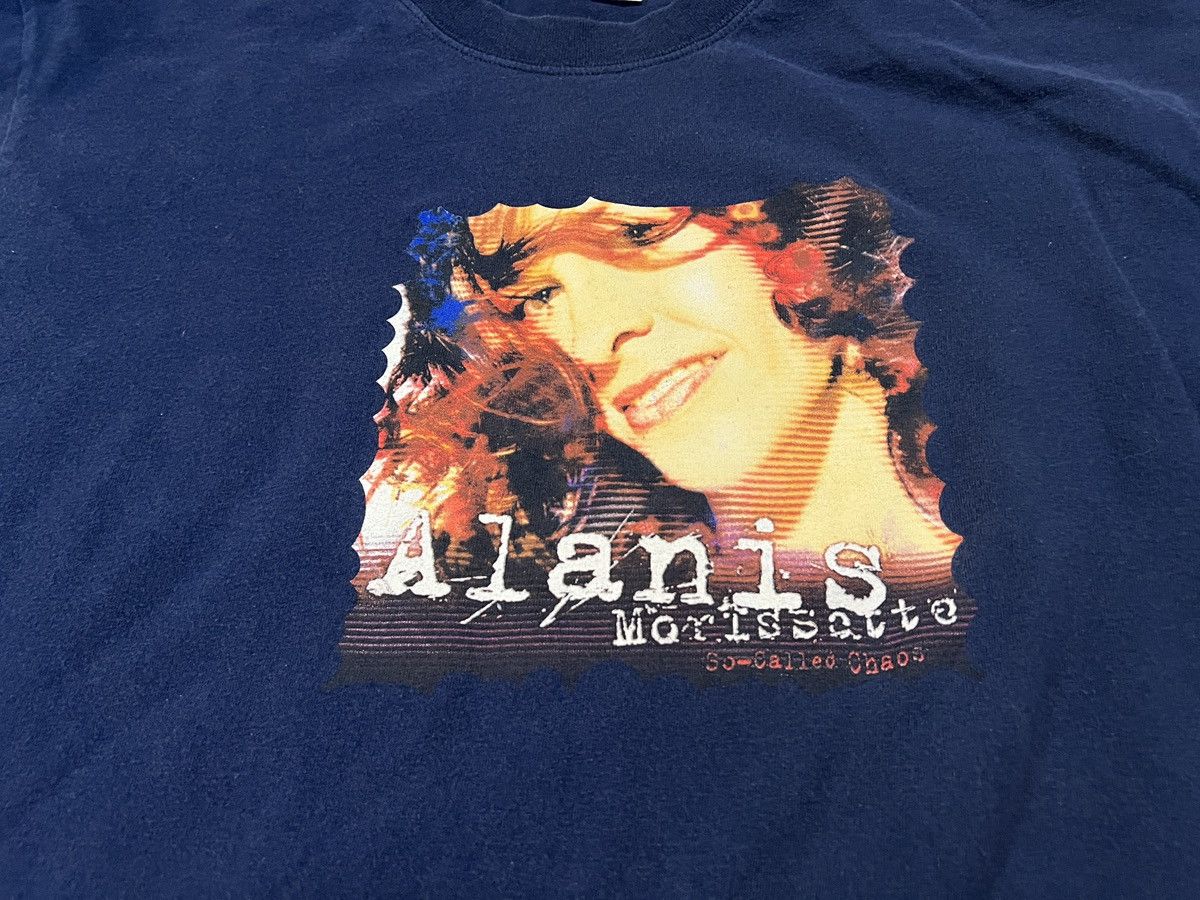 Band Tees × Vintage Vintage Y2K Alanis Morissette So-Called Chaos Tour T-Shirt Size US XL / EU 56 / 4 - 2 Thumbnail