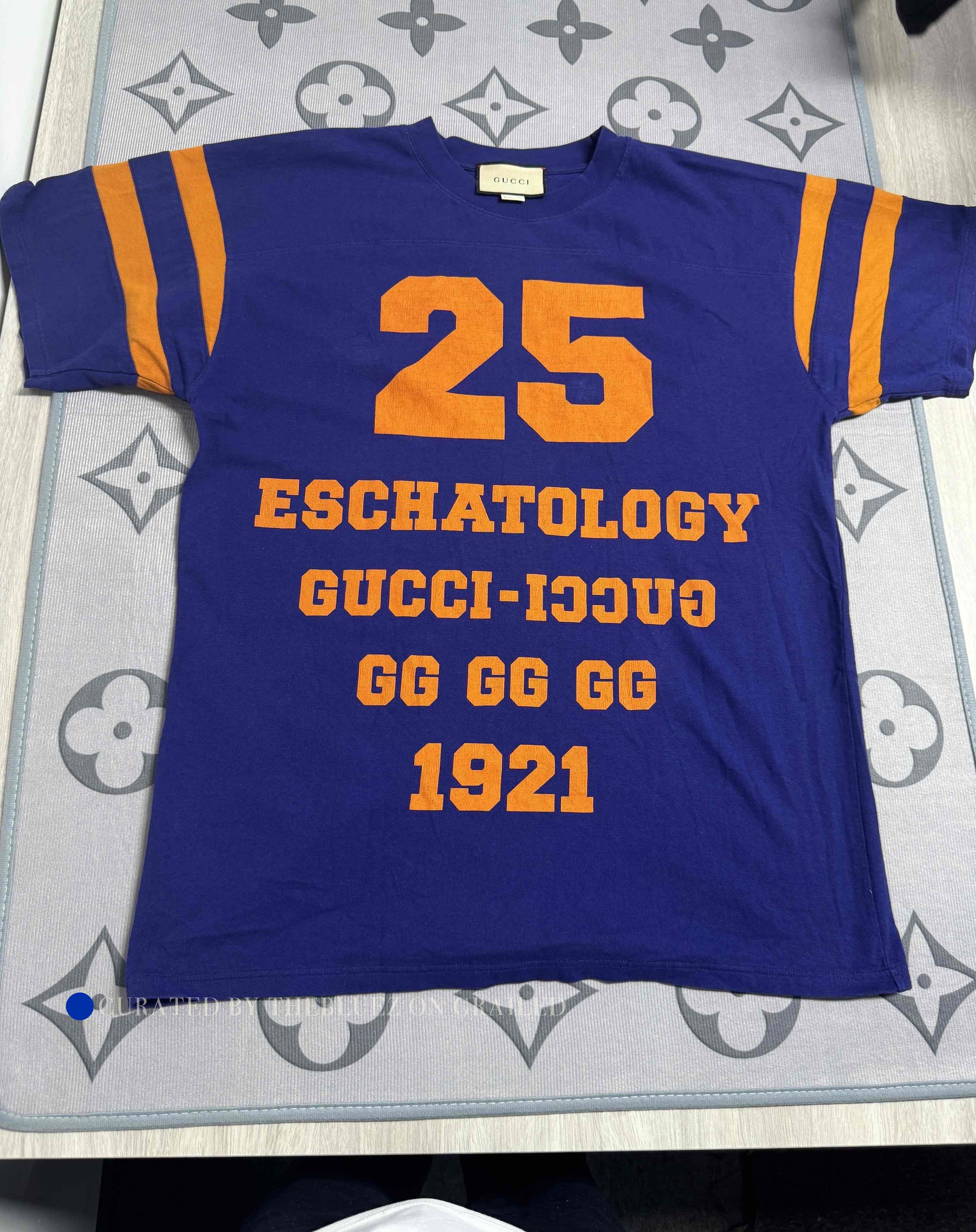 Gucci Graphic Blue T-Shirt in Size M Size US M / EU 48-50 / 2 - 1 Thumbnail