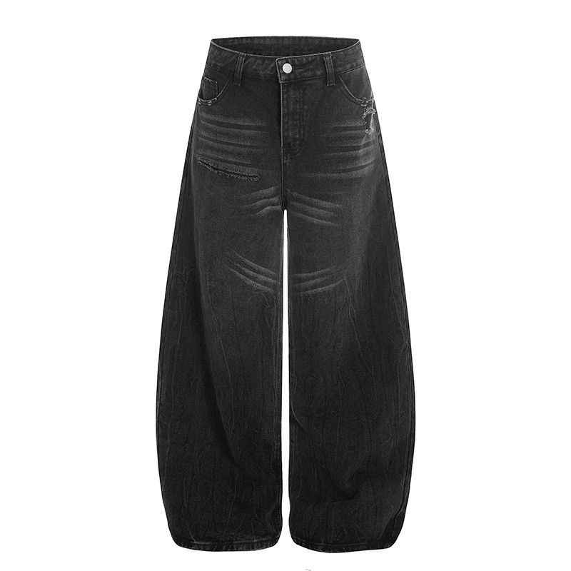 Jean American retro washed whiskered scimitar jeans for men Size US 32 / EU 48 - 1 Thumbnail