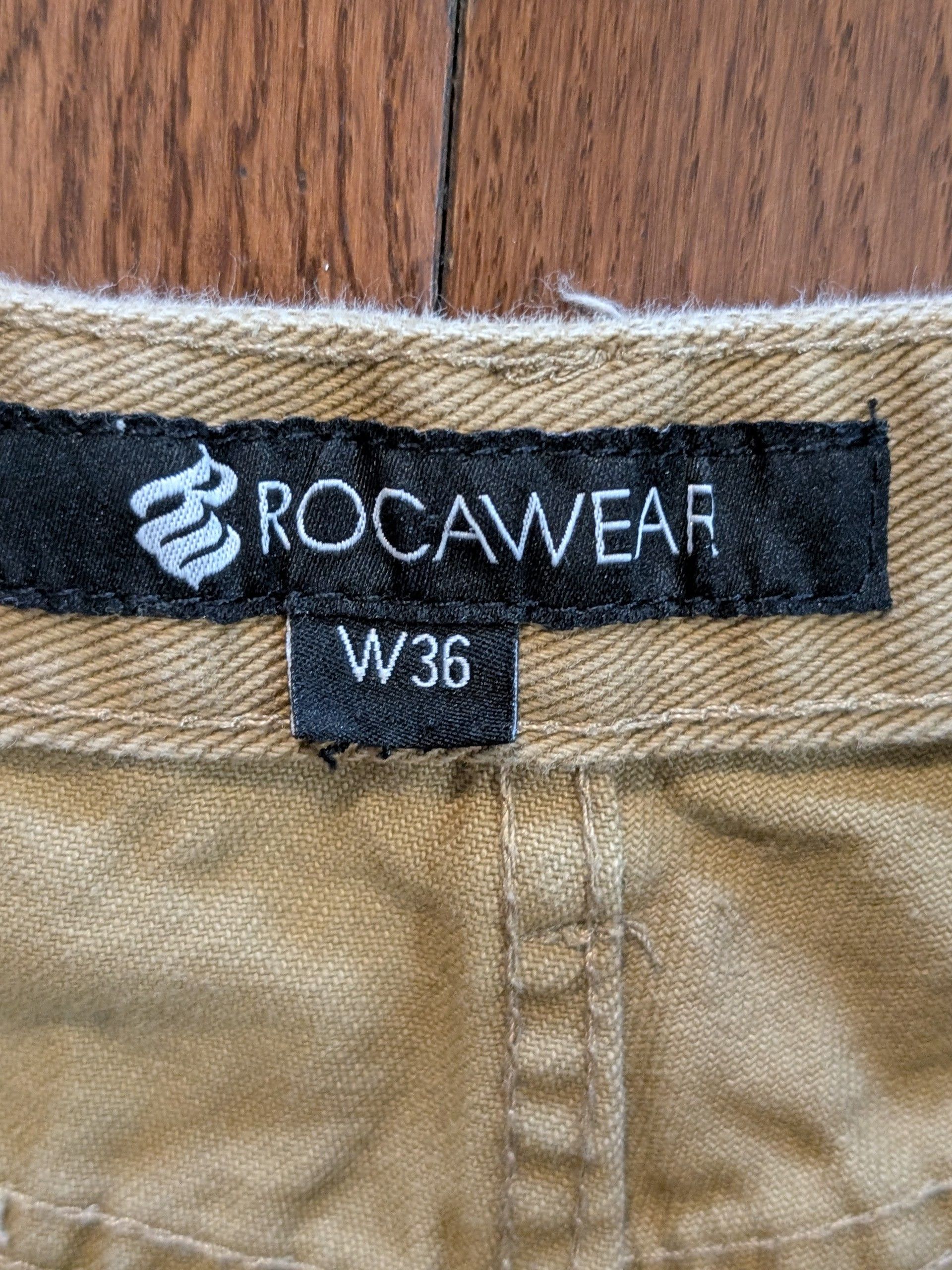 Rocawear Y2K Baggy Faded Rocawear Brown Denim Jorts Size - 36 Size US 36 / EU 52 - 4 Thumbnail
