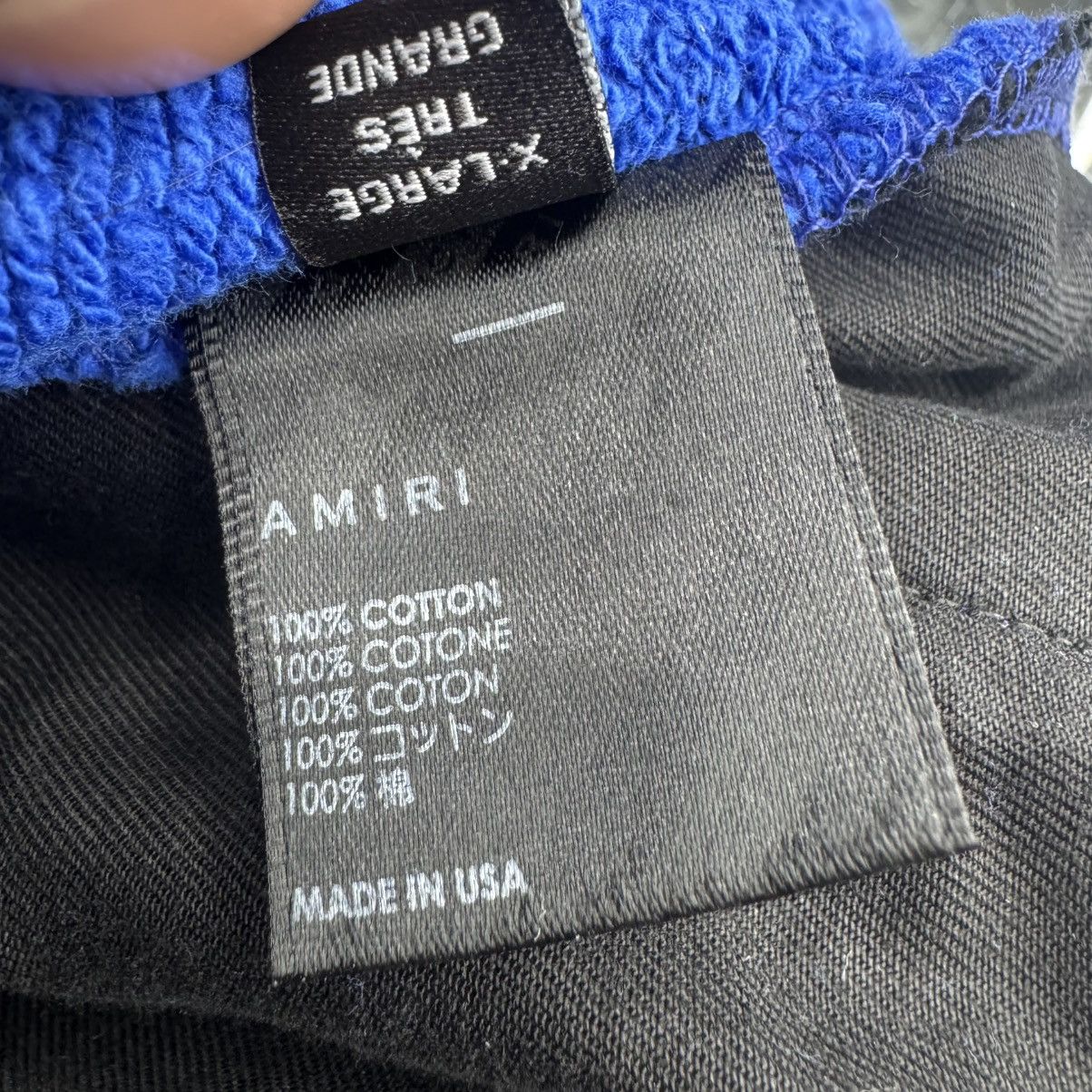 Amiri Amiri MA Logo Sweatpants Blue White Size US 38 / EU 54 - 12 Thumbnail