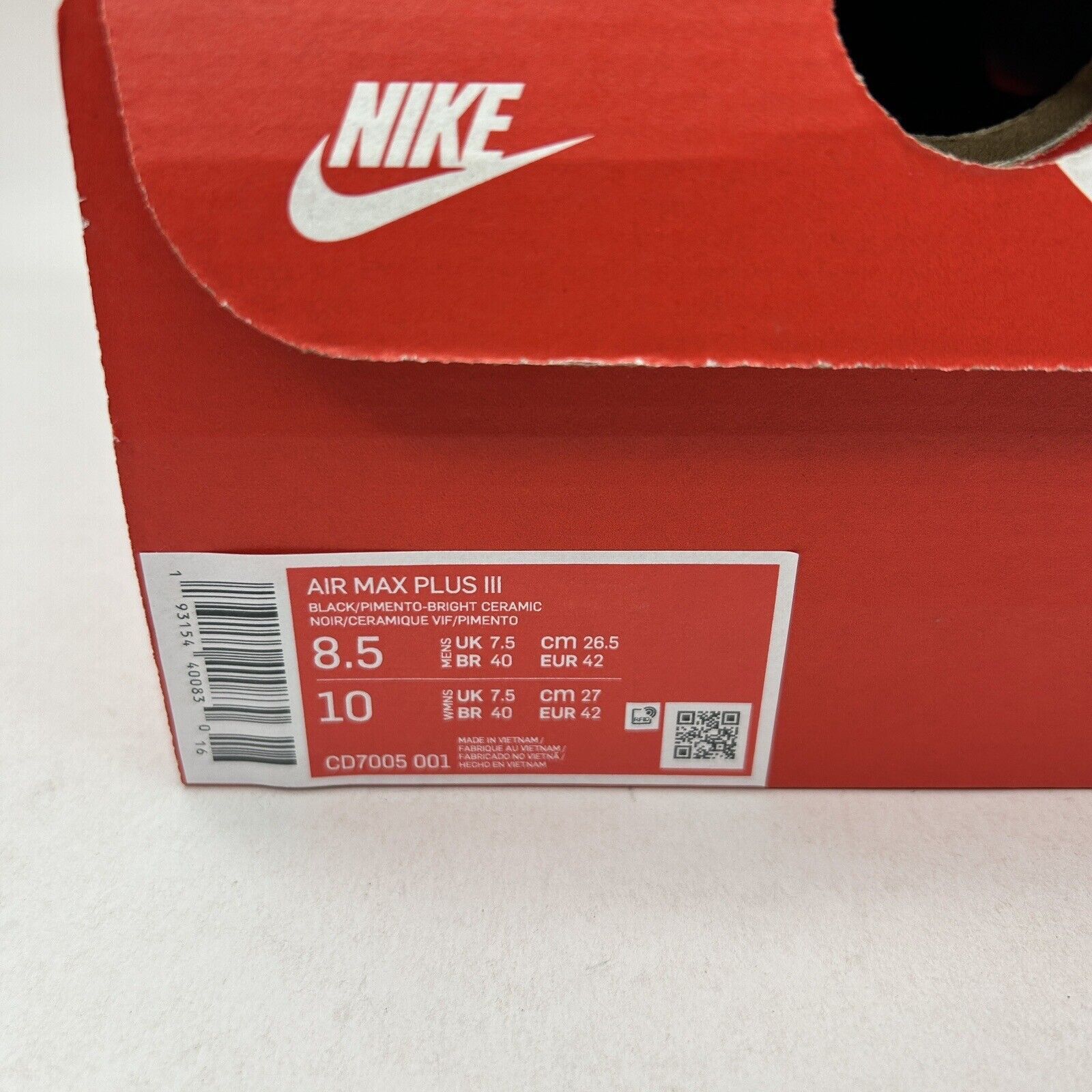 Nike Nike Shoes Air Max Plus III 3 “Black Orange Tiger” 2023 Size US 8.5 / EU 41-42 - 5 Thumbnail